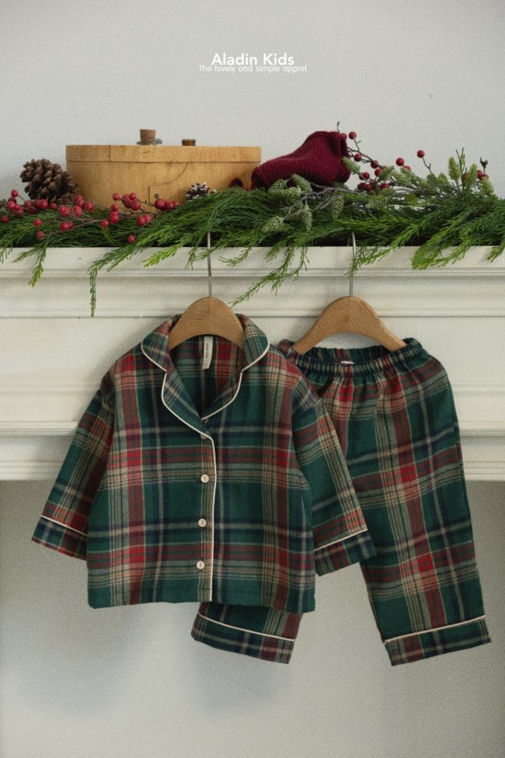 ALADIN23｜(75cm-114cm) 聖誕格紋家居套裝