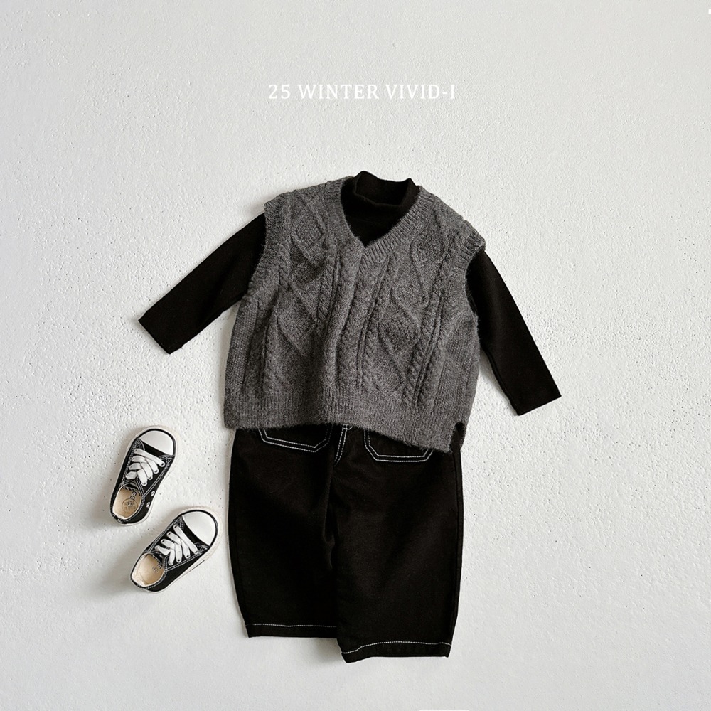 vivid78|(78cm-125cm) 素面中領上衣9