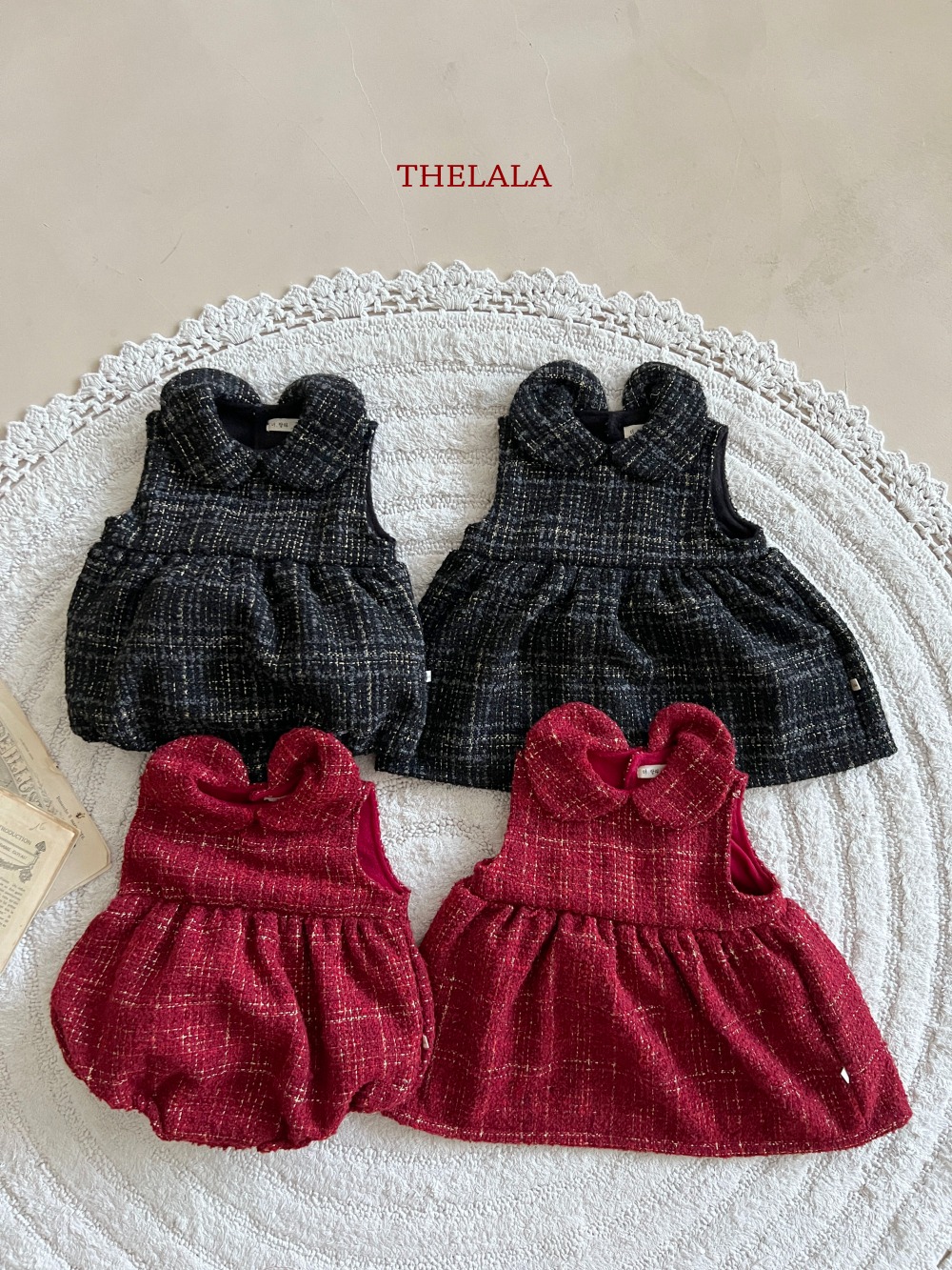 thelala03｜ (0m-18m) 圓領小香風包屁衣