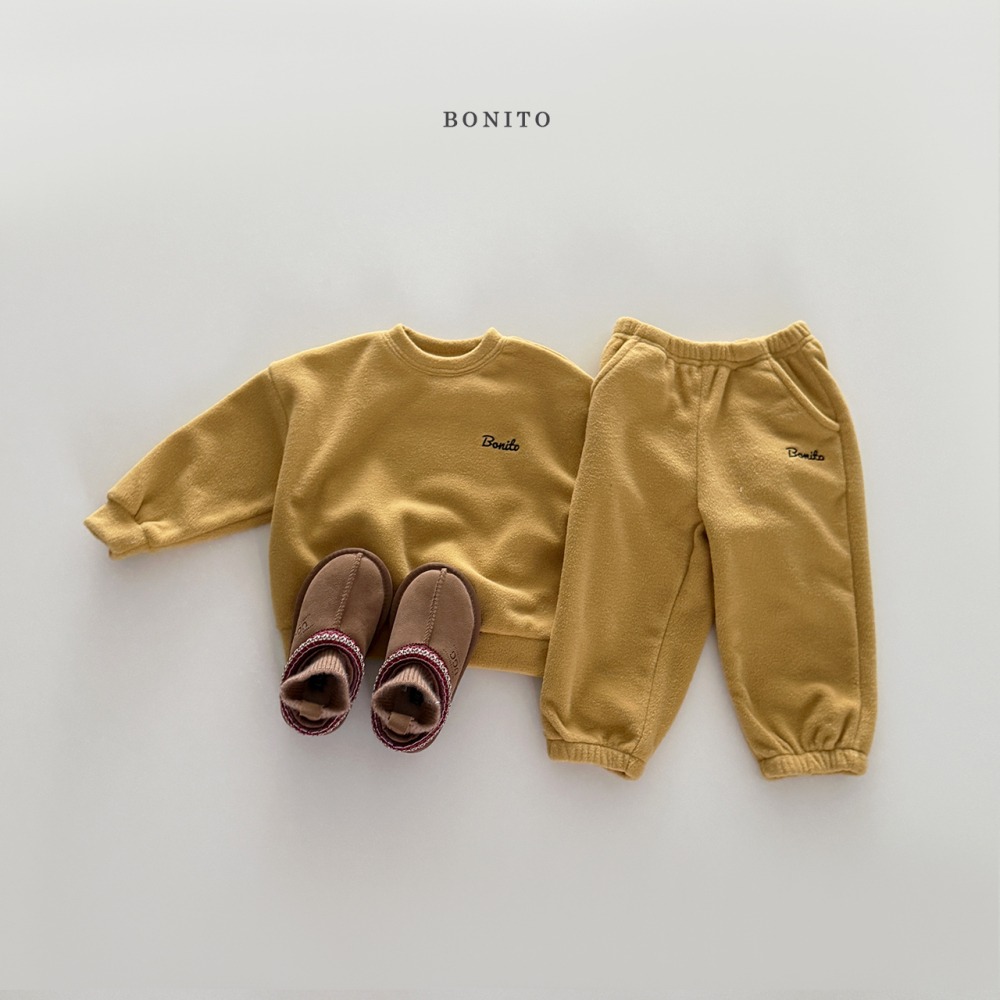 Bonito47|(75cm-125cm) logo刷絨休閒套裝12