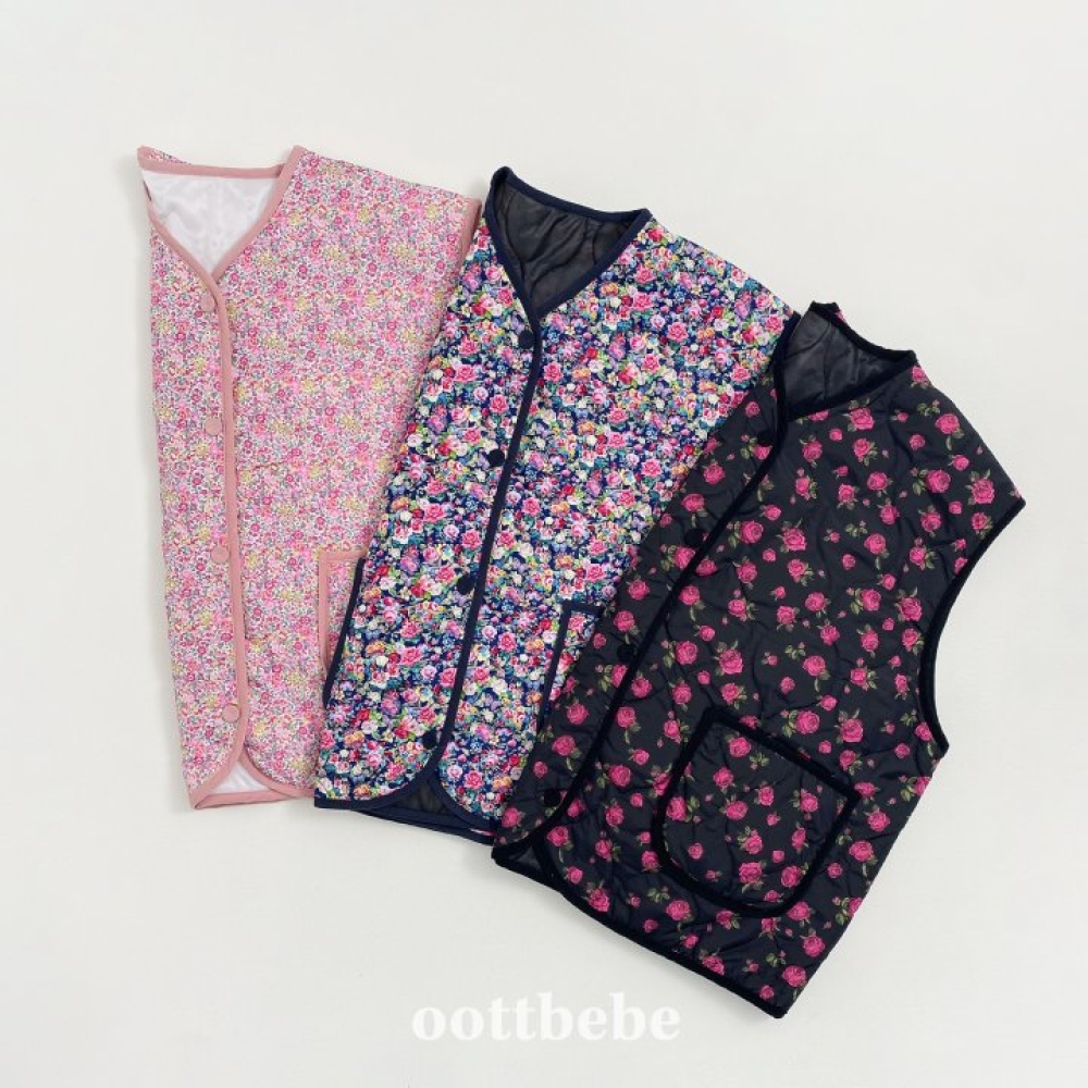 Oottbebe37｜(MoM) 	氣質小碎花背心