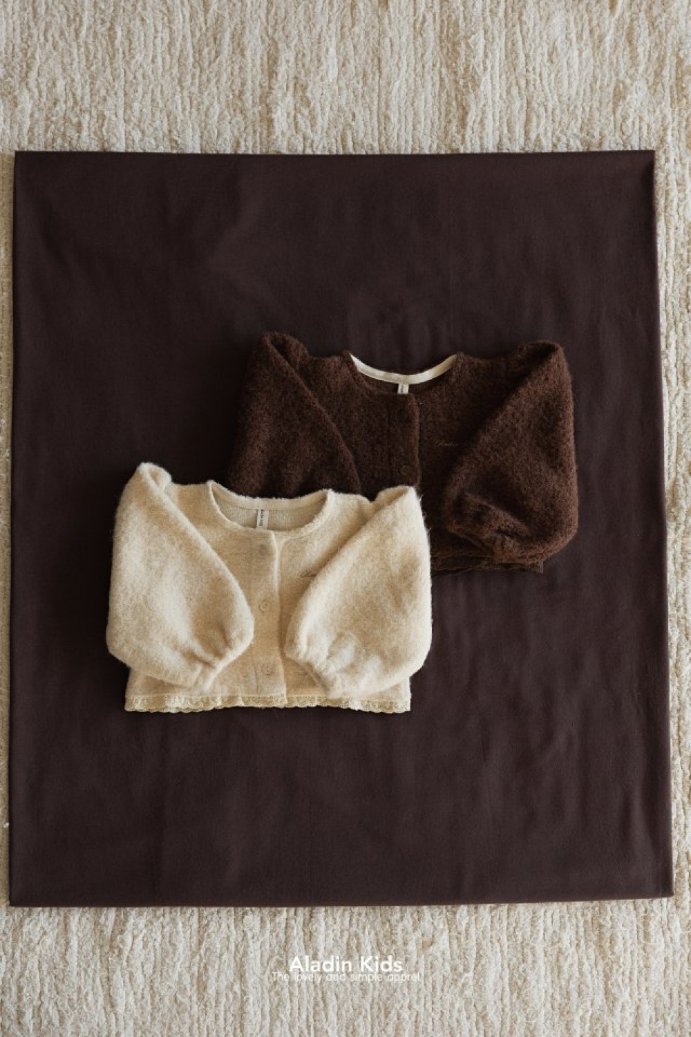 ALADIN13｜(75cm-114cm) 毛絨柔軟開襟外套