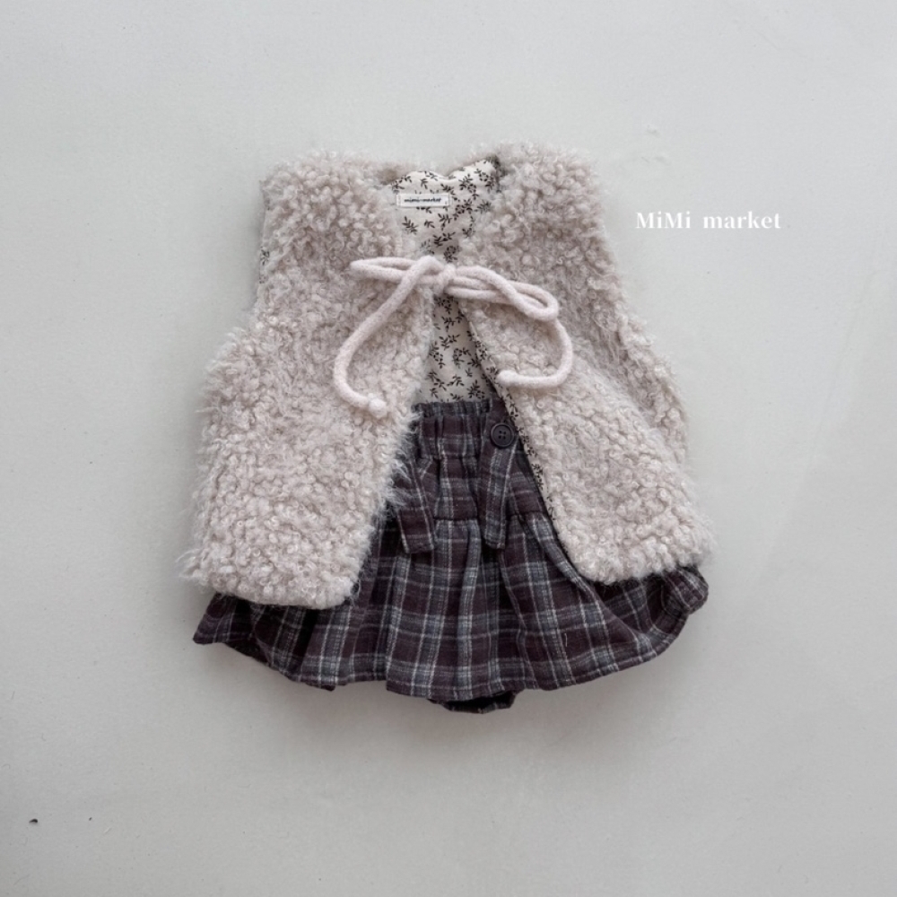 mimi market10 (65-85cm) 蝴蝶結背心外套5