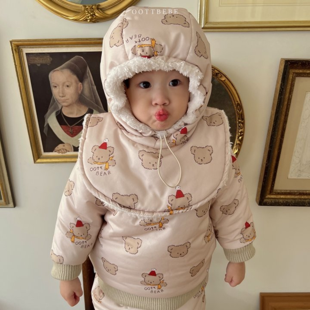 Oottbebe62｜(0m-7y  Free)  雪人防寒滑雪帽