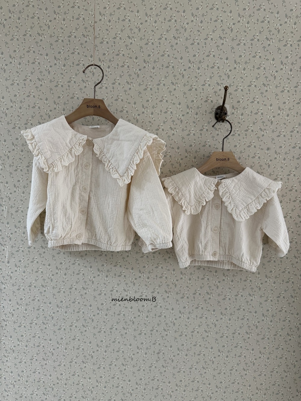 Bloom.b42｜(3m-24m/85cm-125cm) 荷葉花邊領夾克