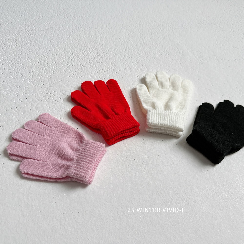 vivid118｜(free) 素面保暖手套