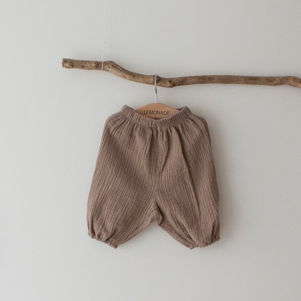 LEMONADE12|(55cm-85cm) 6色棉麻素面束口褲20