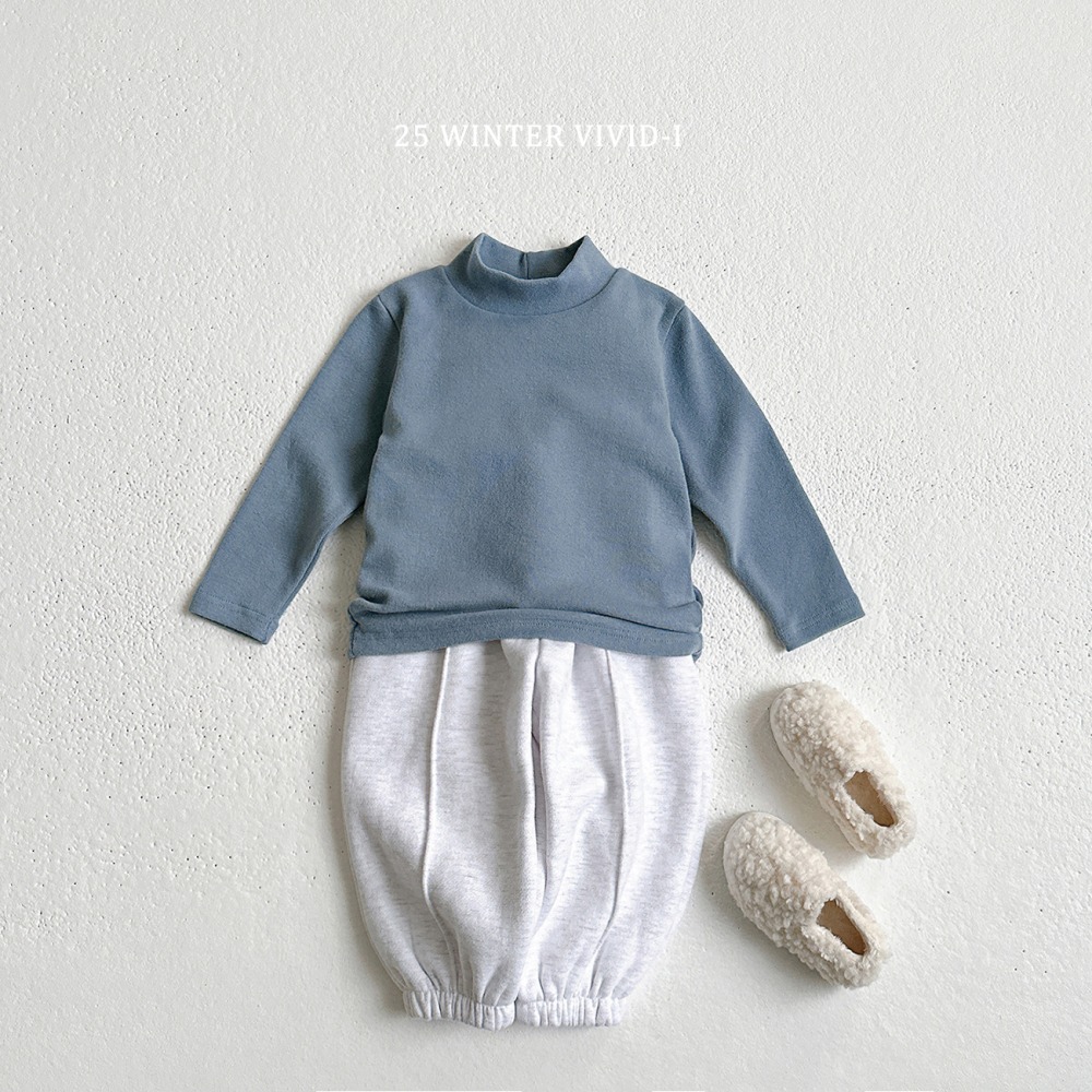 vivid78|(78cm-125cm) 素面中領上衣7