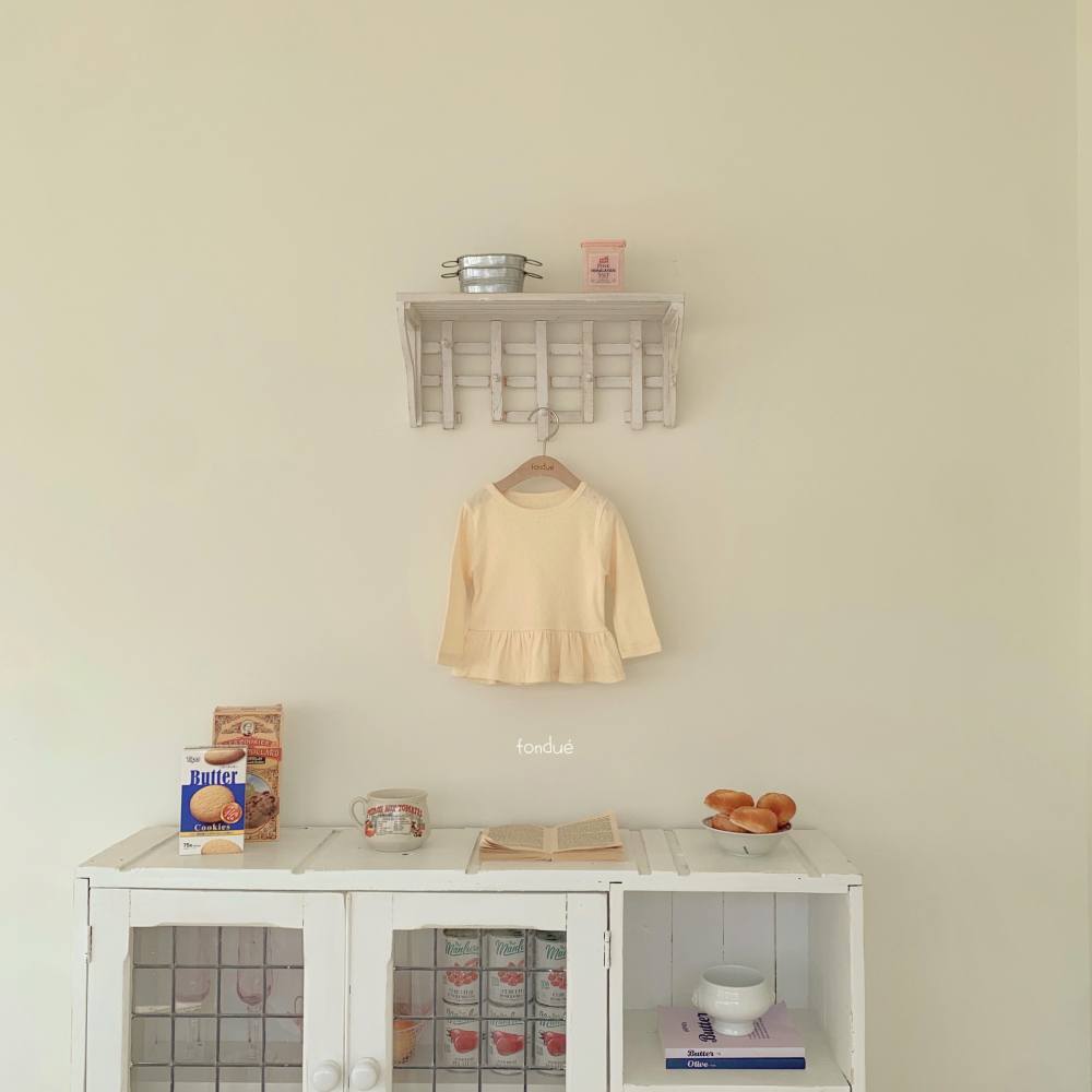 Fondue 19｜(75cm-120cm)  素面娃娃裝上衣