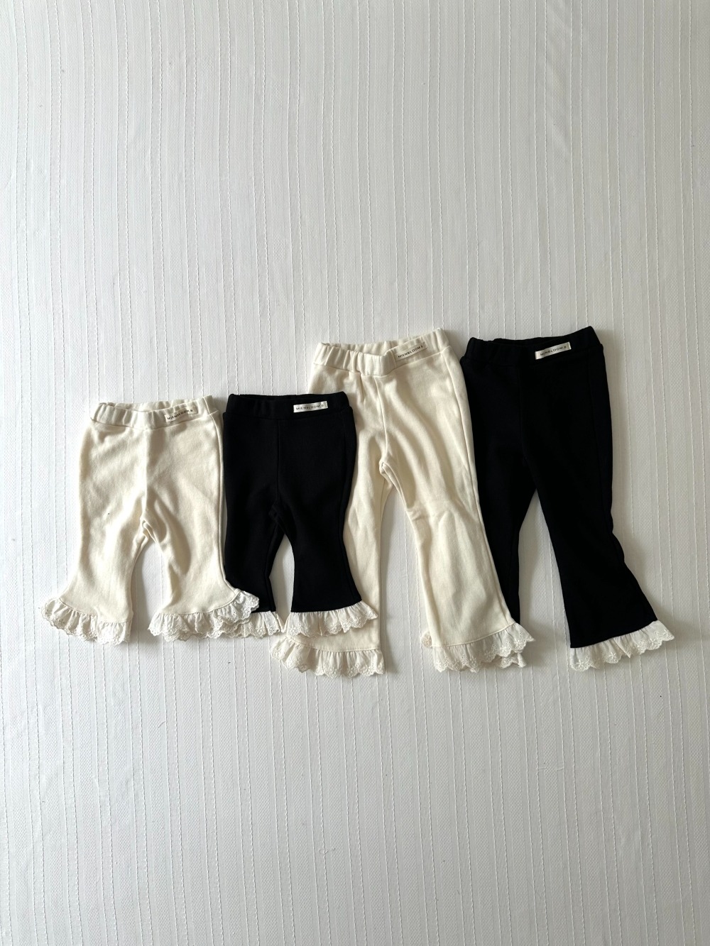 Bloom.b68｜(3m-24m/85cm-125cm) 荷葉花邊喇叭褲