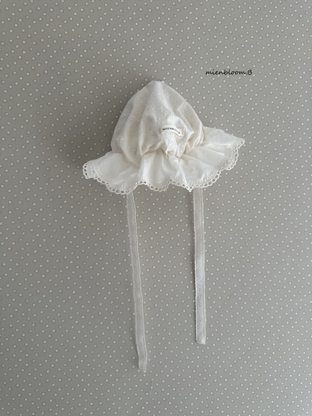 Bloom.b09｜(bebe) 花紋綁帶帽