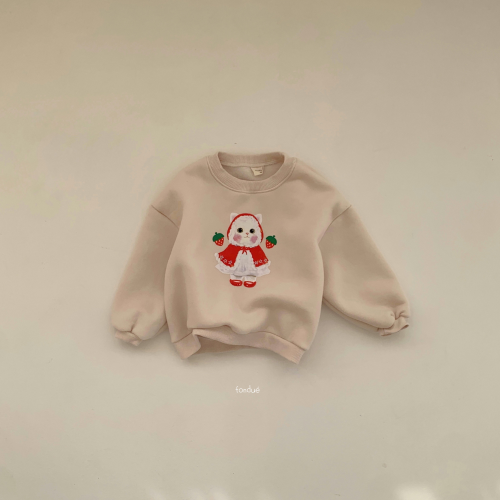 Fondue 12｜(75cm-120cm)  圍巾貓休閒上衣