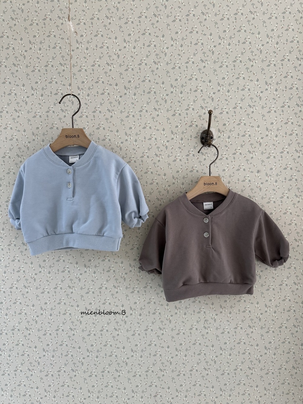 Bloom.b63｜(3m-24m/85cm-125cm) 排釦休閒上衣