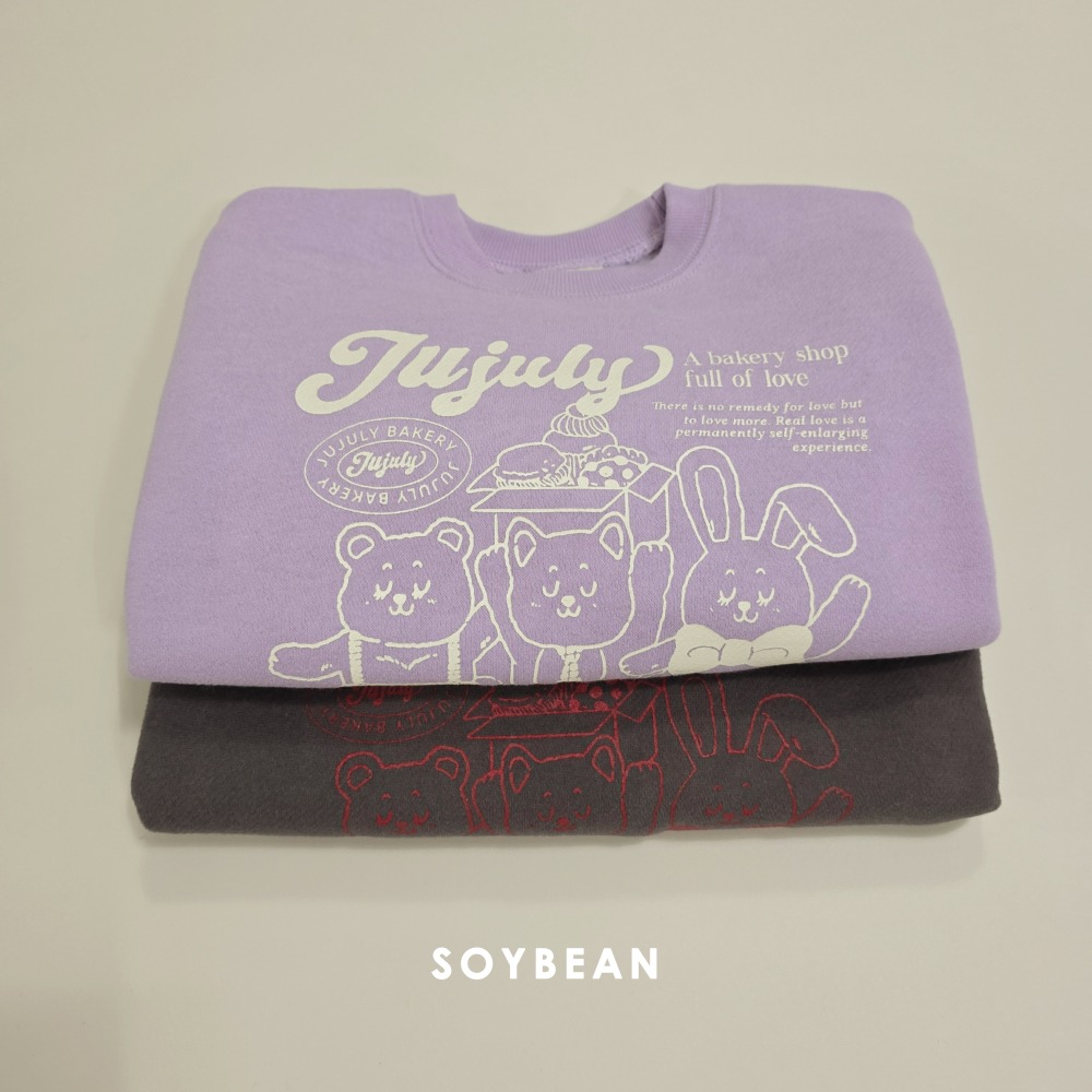 Soybean80｜(75cm-118cm) 插畫印花休閒上衣