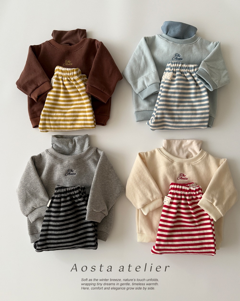 AOSTA43｜(0y-6y) 高領圍脖