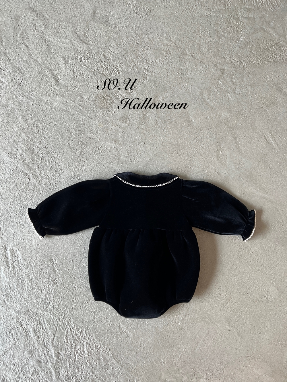 SO.U23｜(12m-18m)  絨毛翻領包屁衣