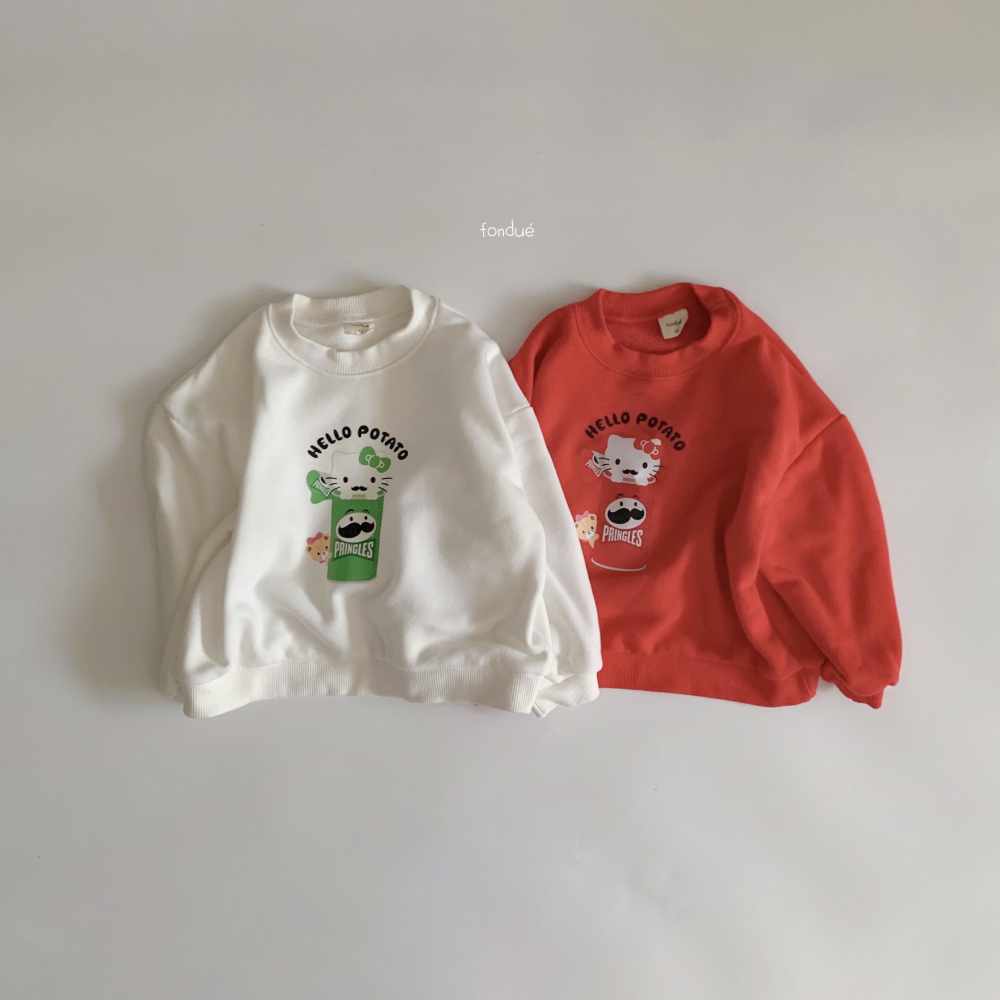 Fondue 25｜(75cm-120cm)  洋芋片Hello Kitty上衣