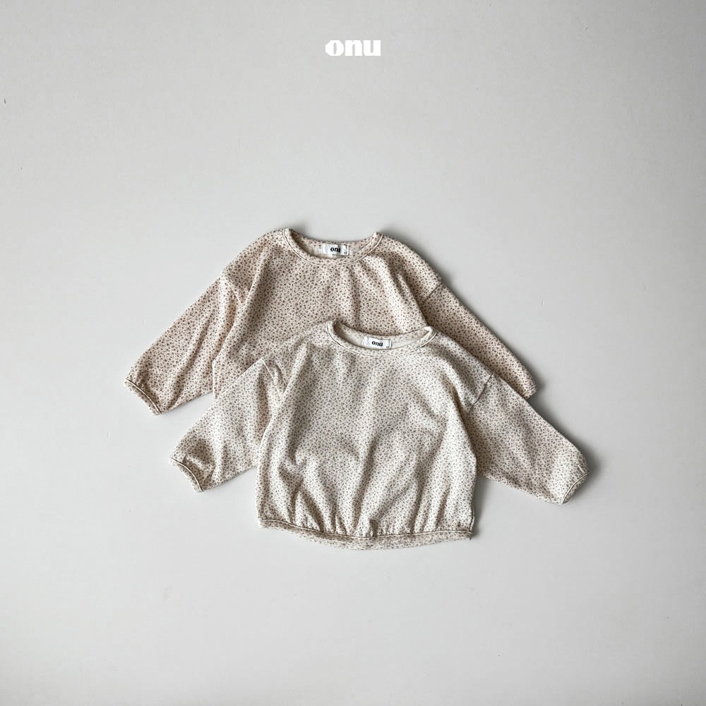 onu 46|(70cm-115cm) 碎花圓弧上衣 onu 46|(70cm-115cm) 碎花圓弧上衣