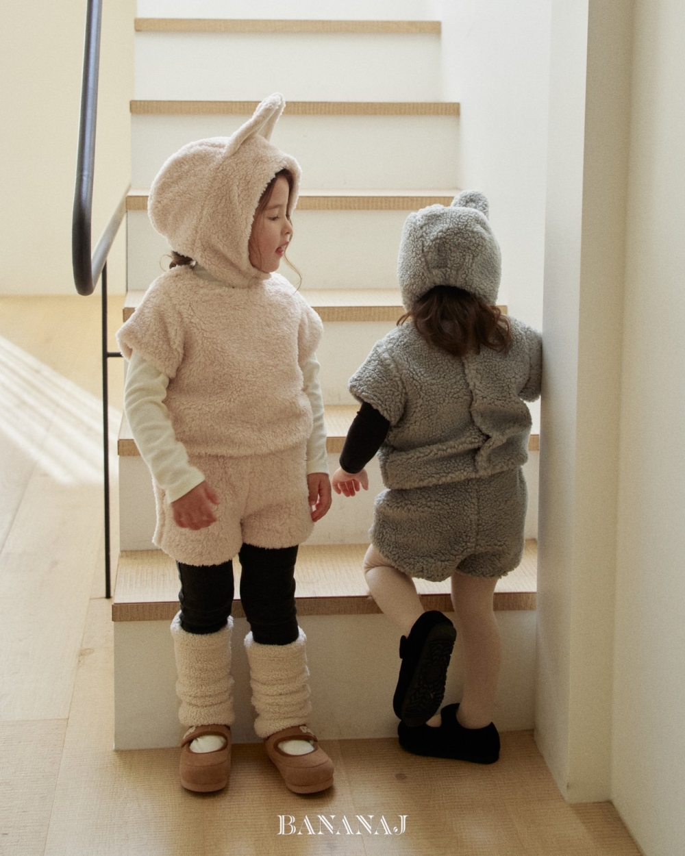 BANANAJ16|(83-127cm) 拉布布毛絨兩面穿套裝6