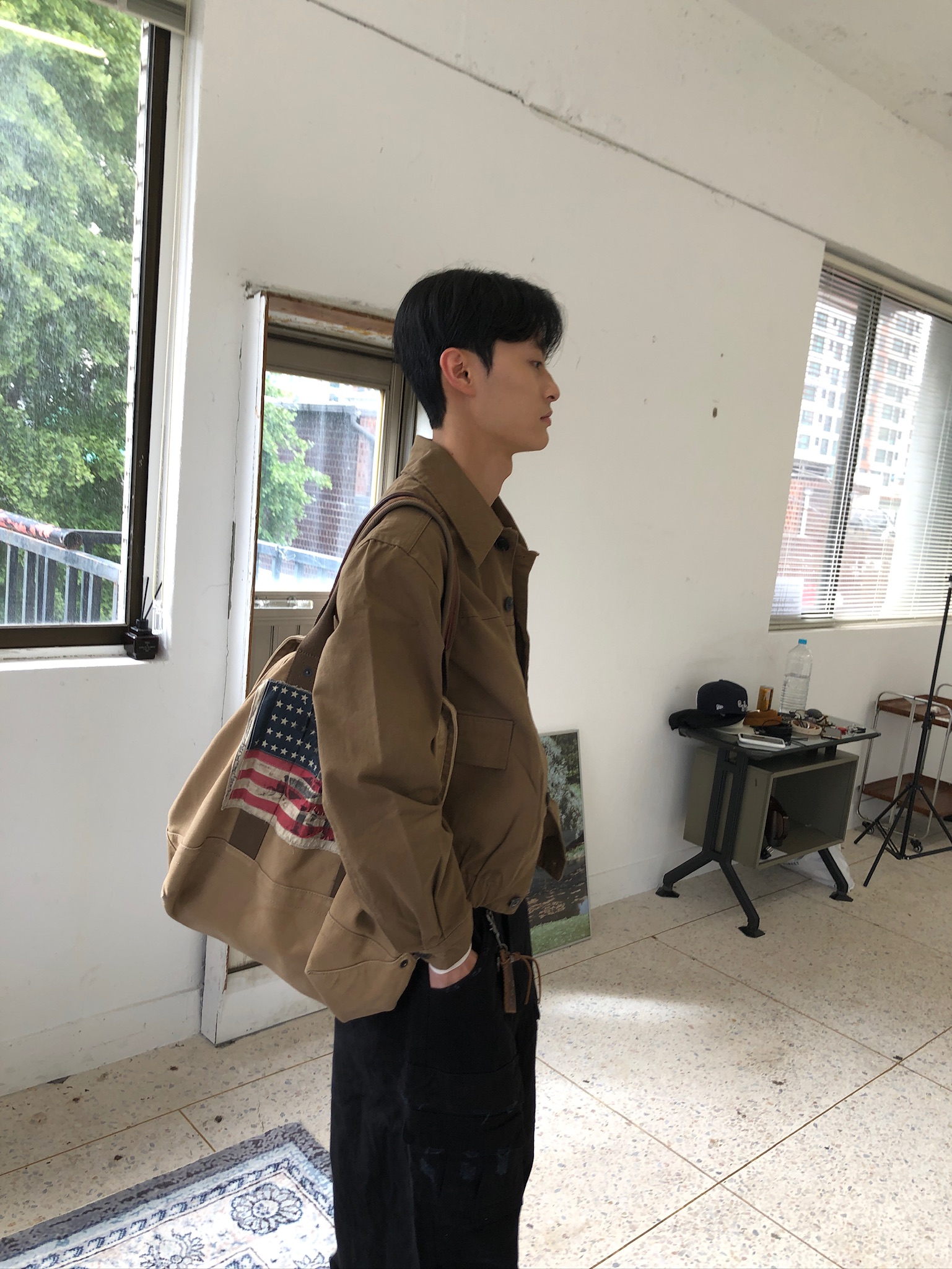 歐美休閒 高級系列 顯肩寬 短版 夾克 - 2C5