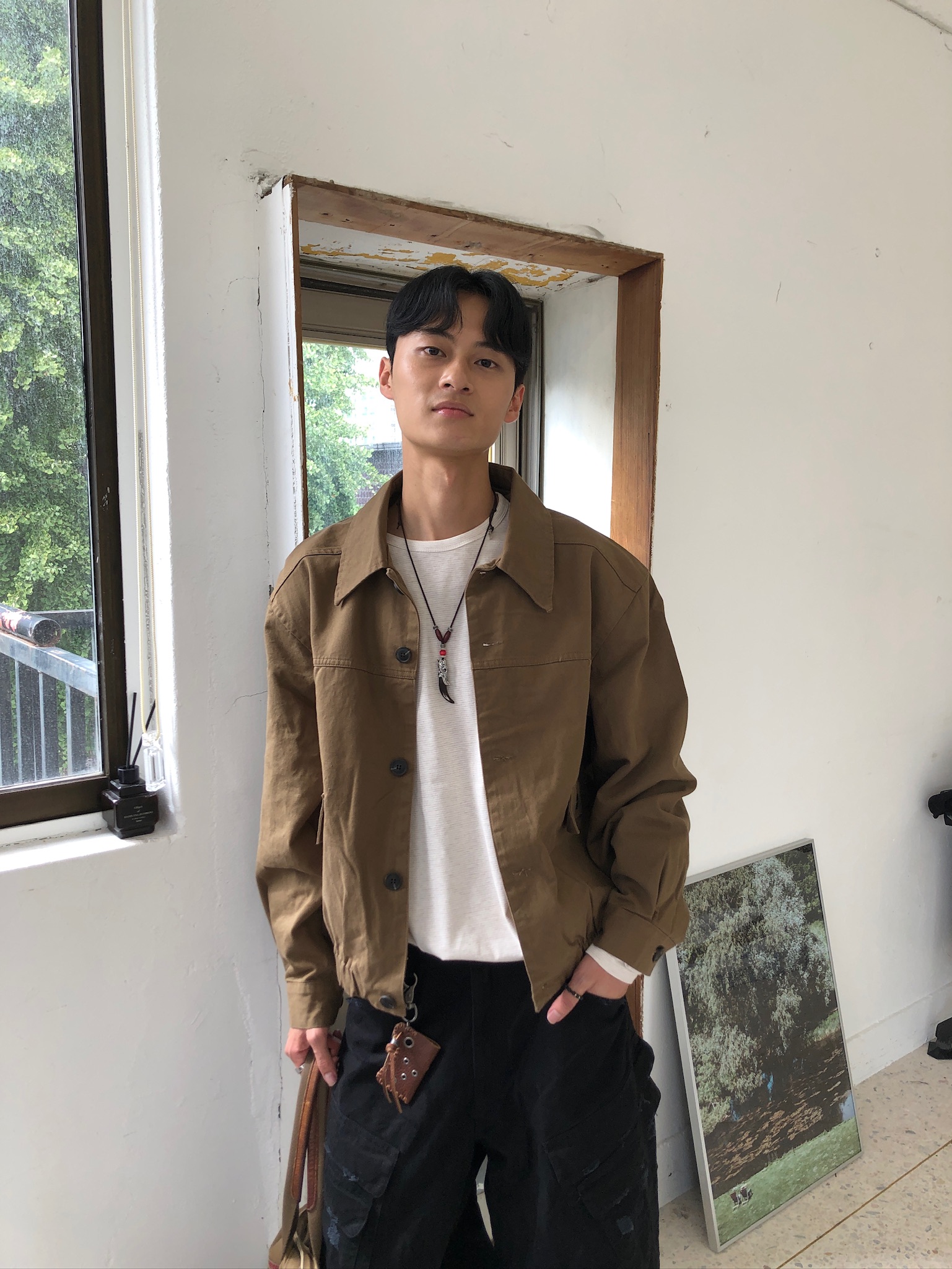 歐美休閒 高級系列 顯肩寬 短版 夾克 - 2C4