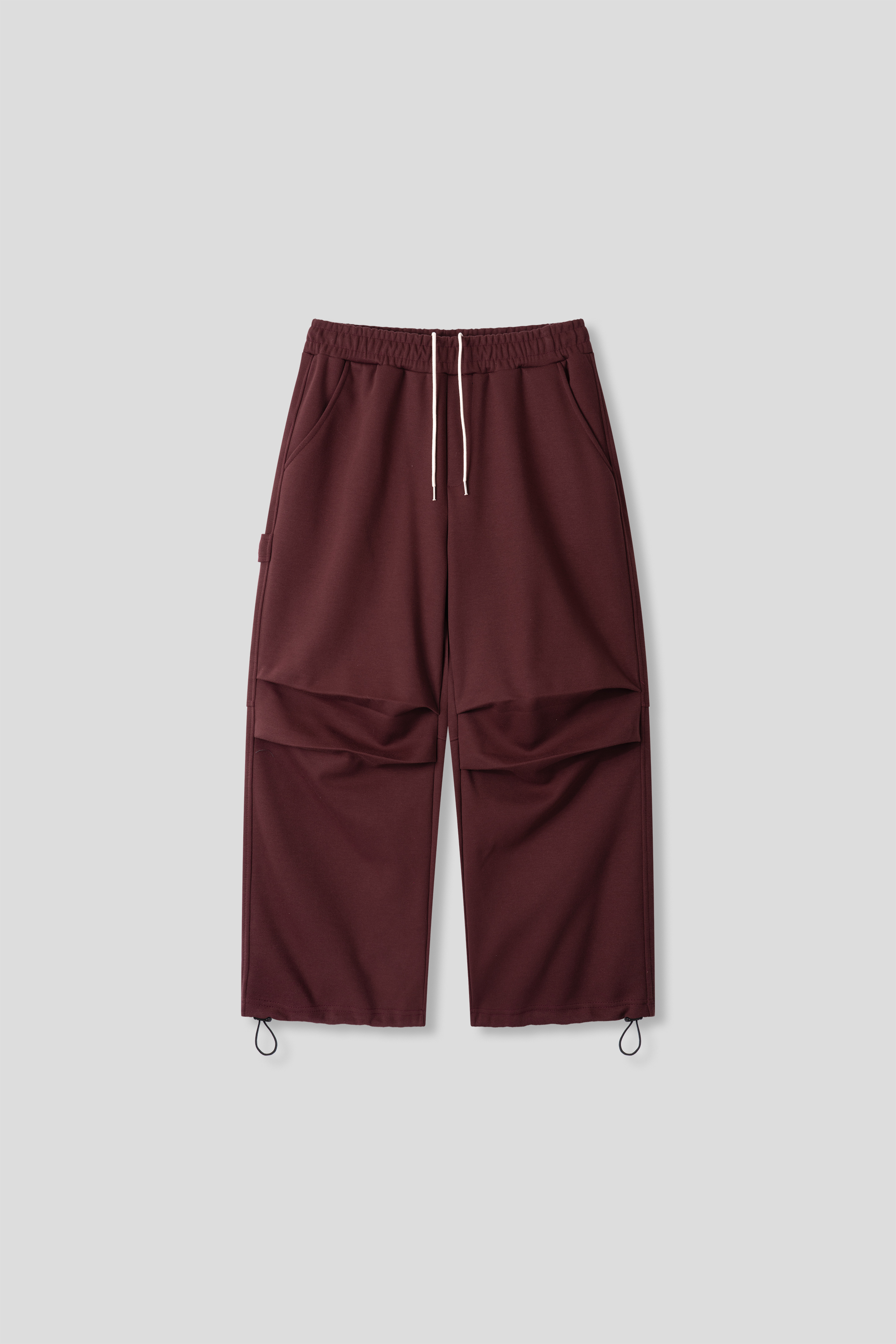 層疊口袋 降落傘 空氣棉 寬版棉褲 - 4C22