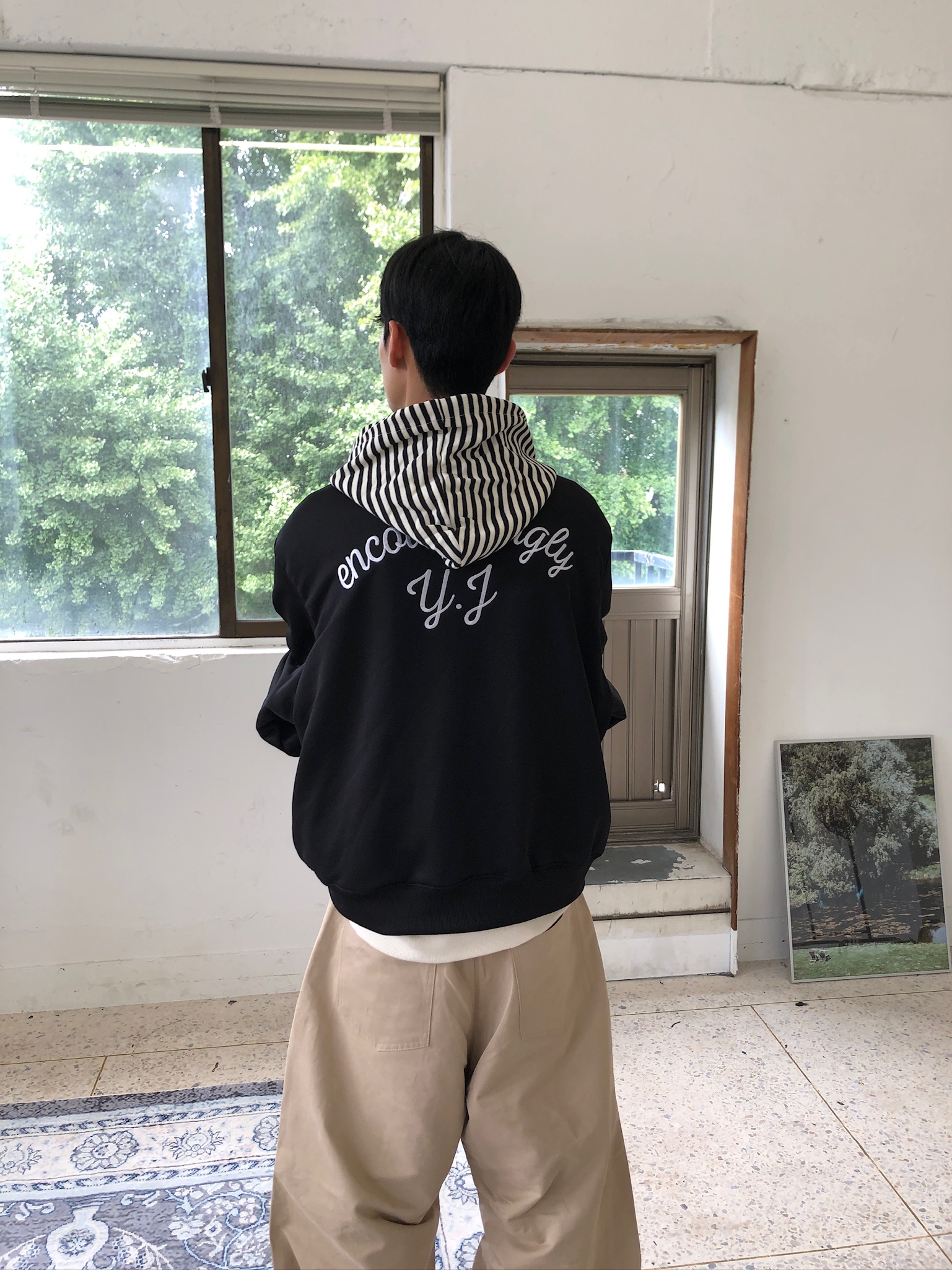 藝術殿堂 高級刺繡 運動街頭 短版 外套 - 3C7