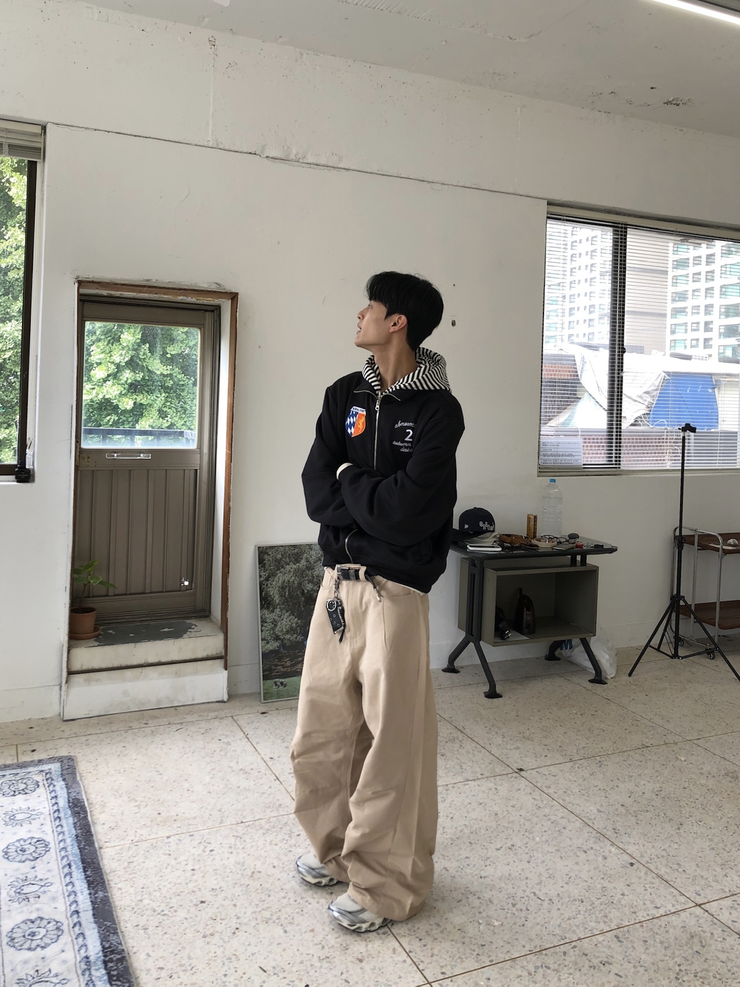 藝術殿堂 高級刺繡 運動街頭 短版 外套 - 3C9