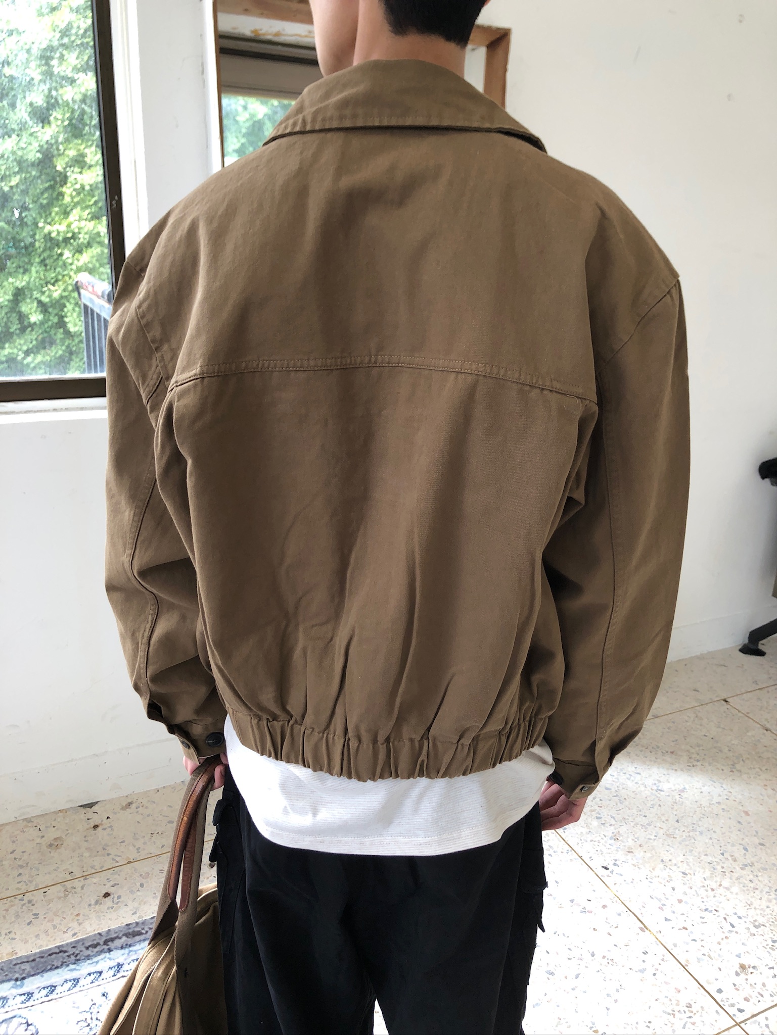 歐美休閒 高級系列 顯肩寬 短版 夾克 - 2C7