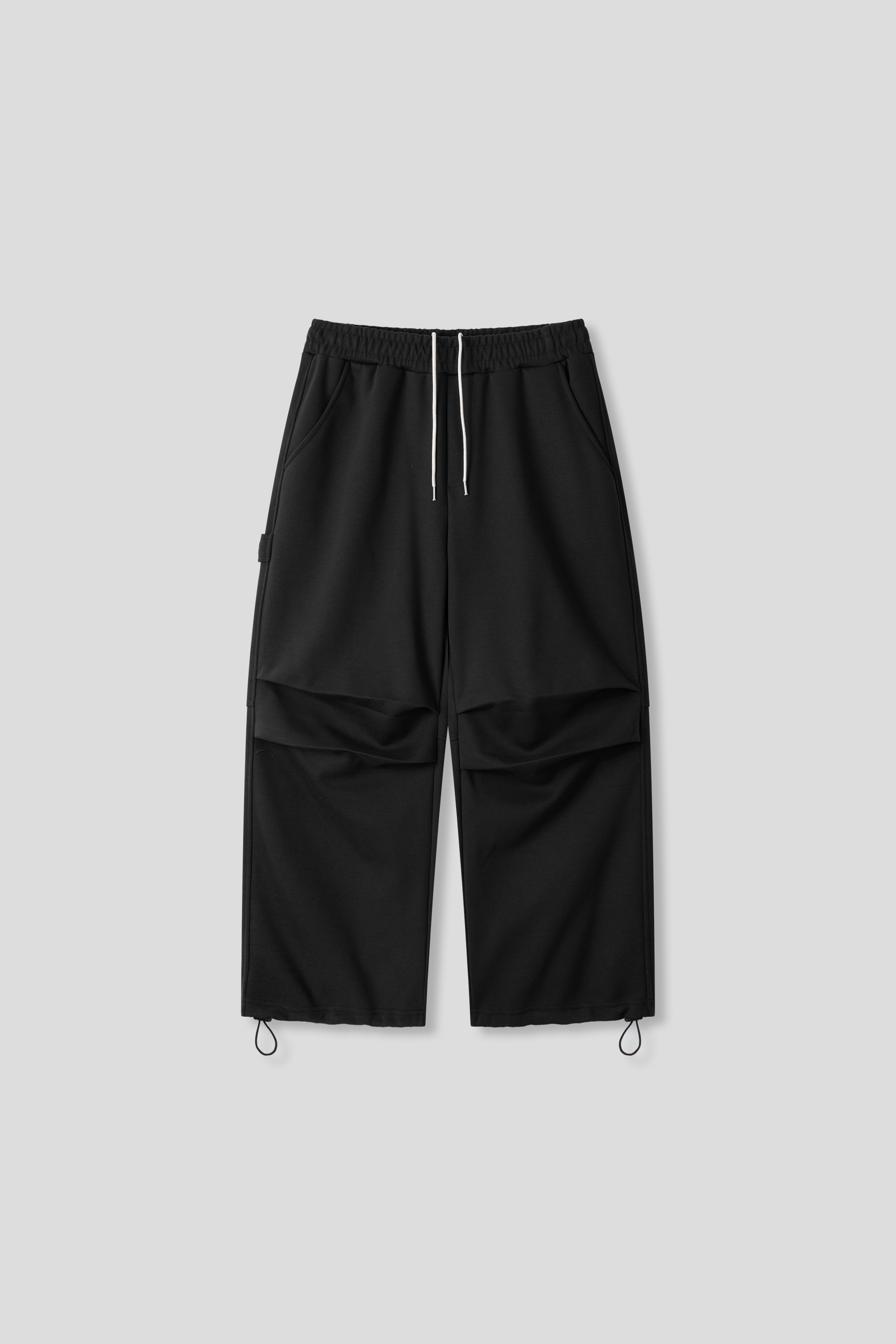 層疊口袋 降落傘 空氣棉 寬版棉褲 - 4C20