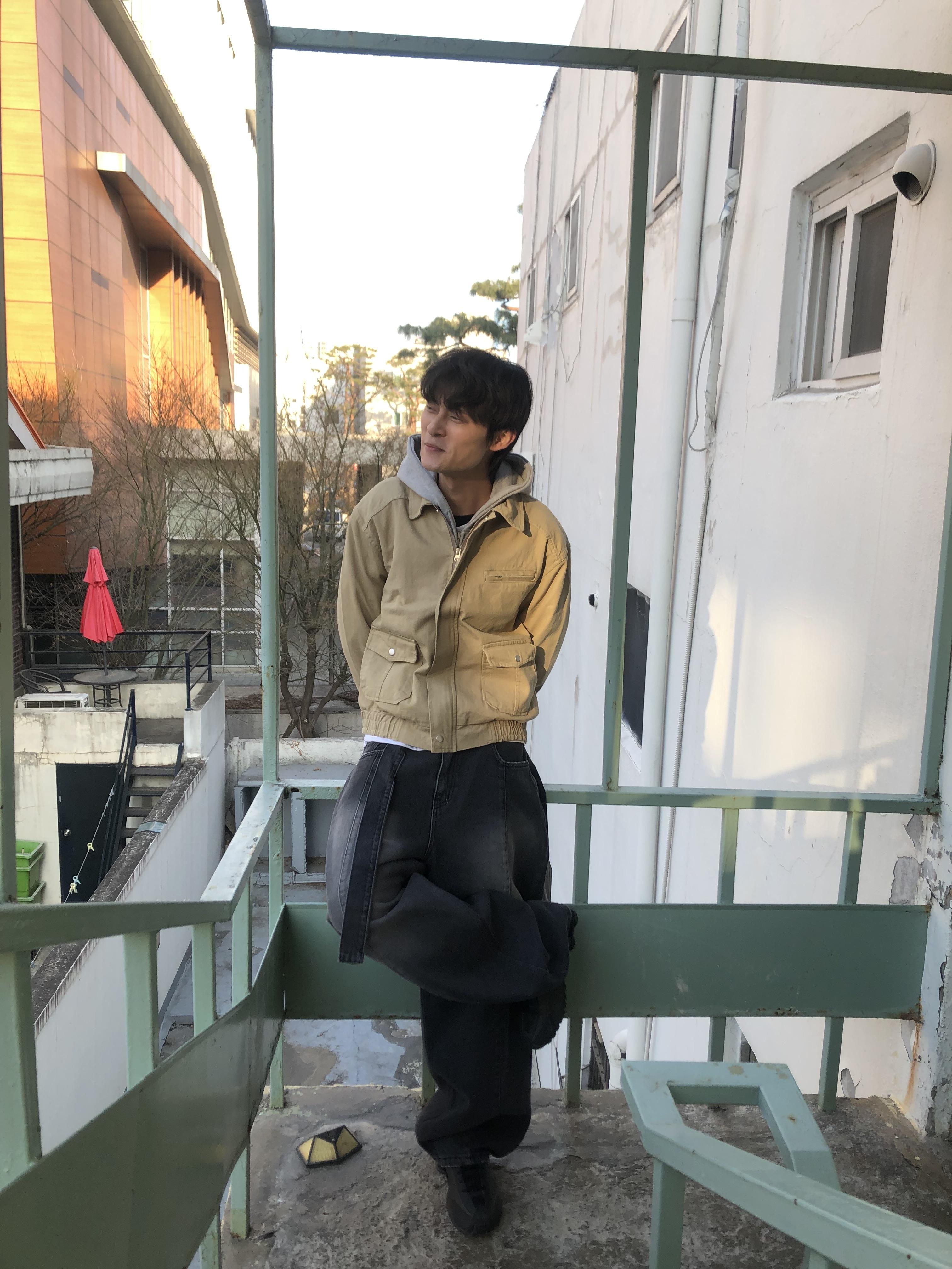 歐美經典款 雙口袋 微短版 牛津夾克 - 3C20