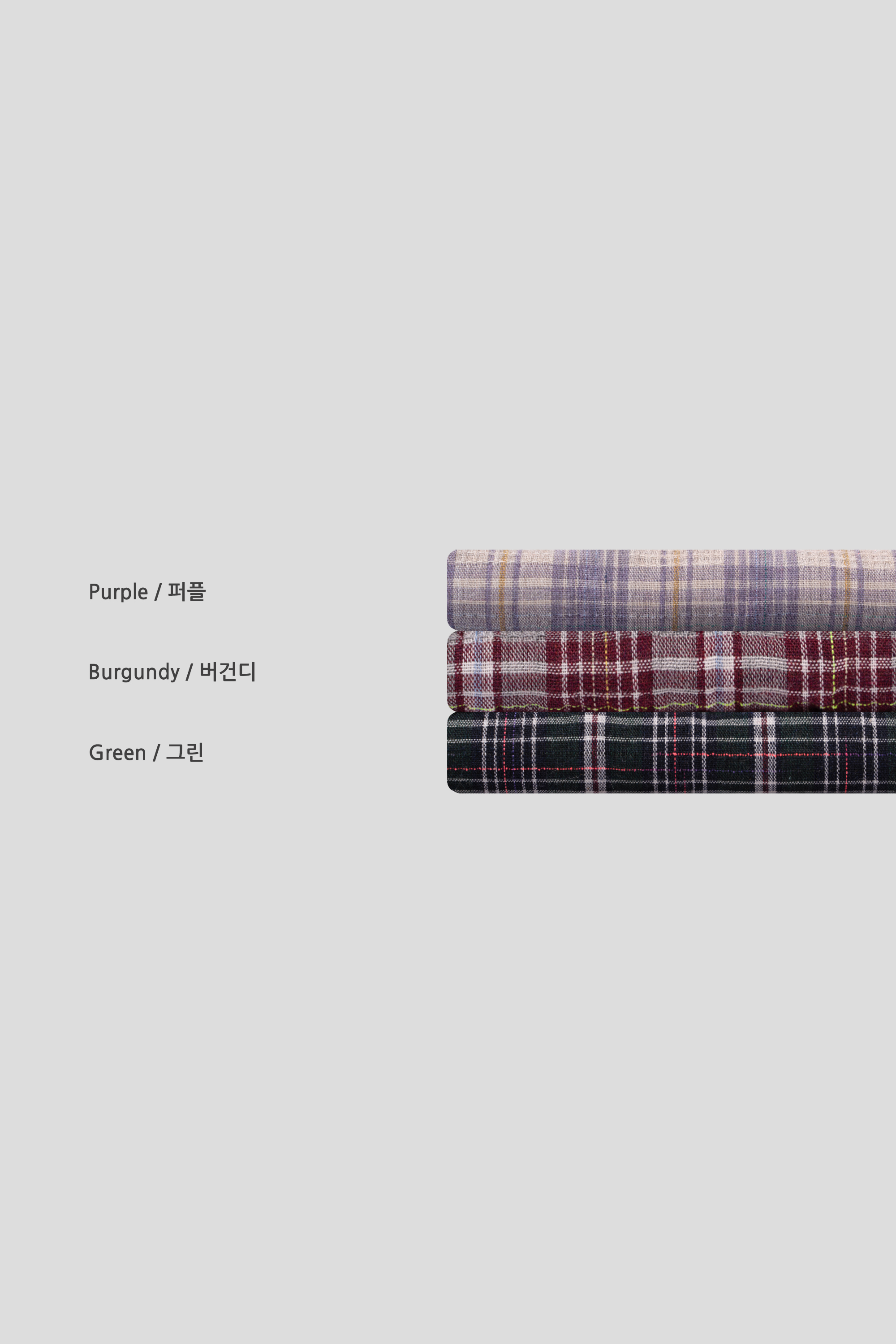 文藝浪漫派 夏季輕薄 撞色格紋 寬鬆襯衫 - 3C23