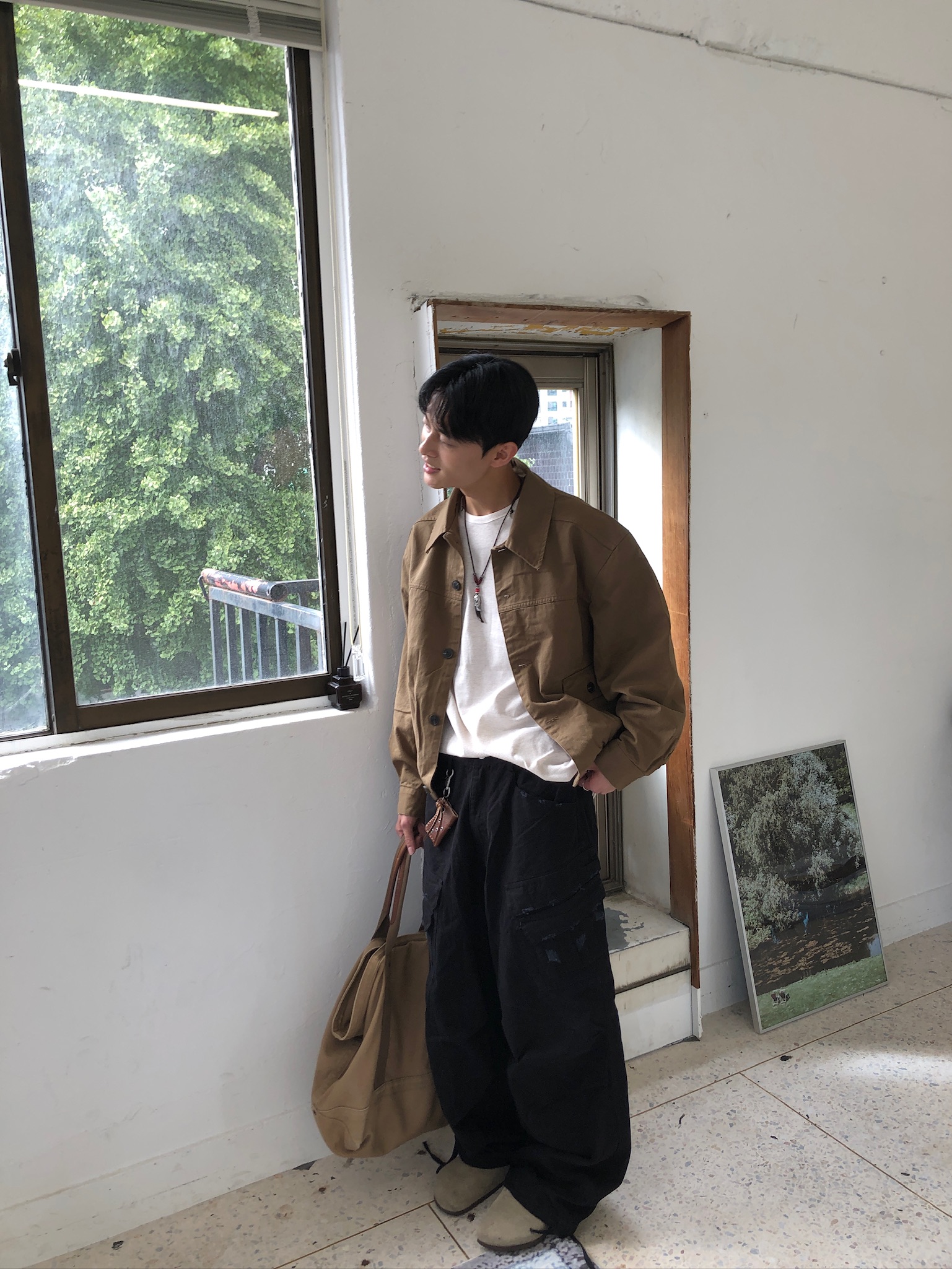 歐美休閒 高級系列 顯肩寬 短版 夾克 - 2C12