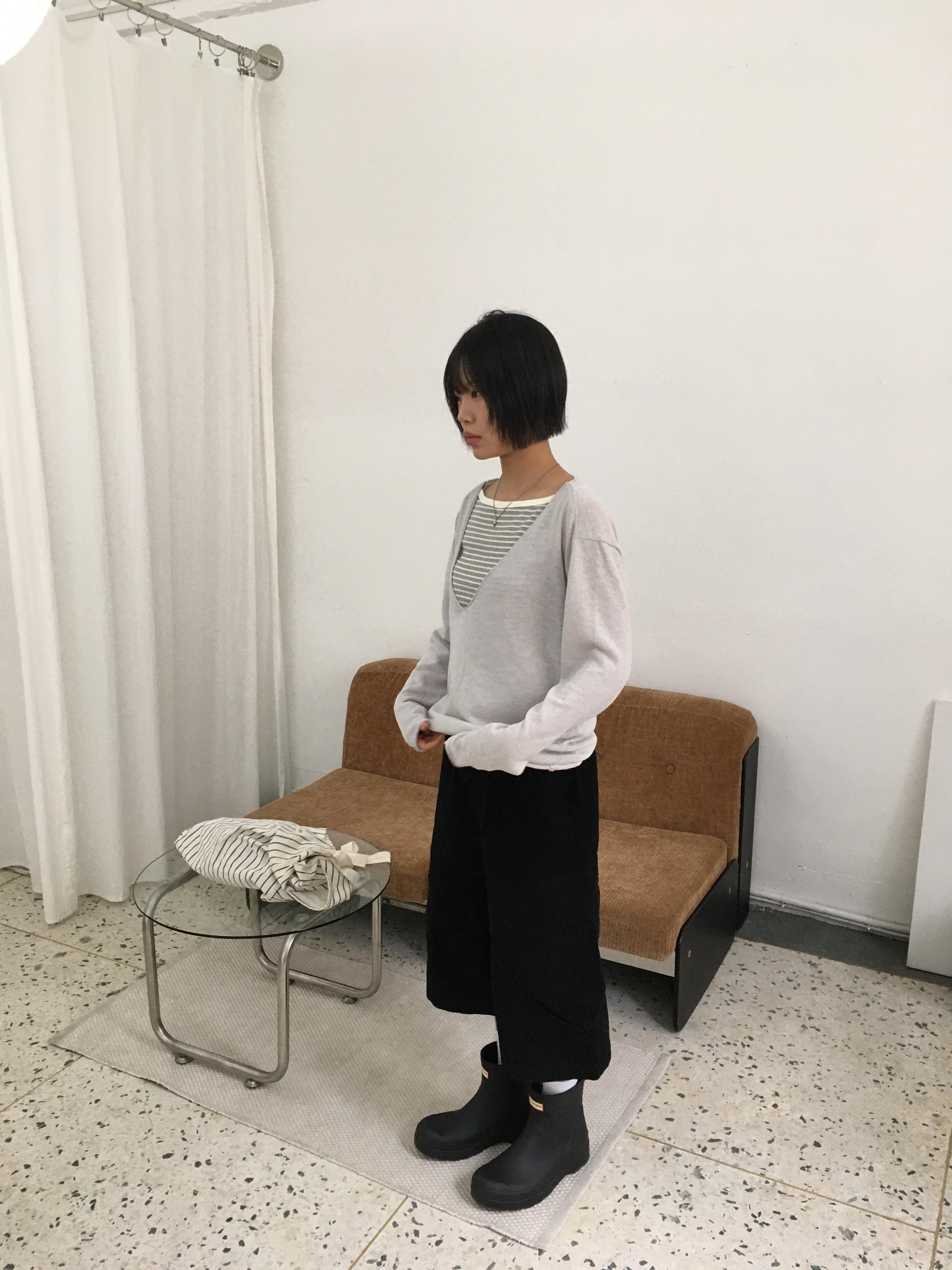 韓系復古 立體重磅 斜線大口袋 工裝 7分短褲 - 2C4