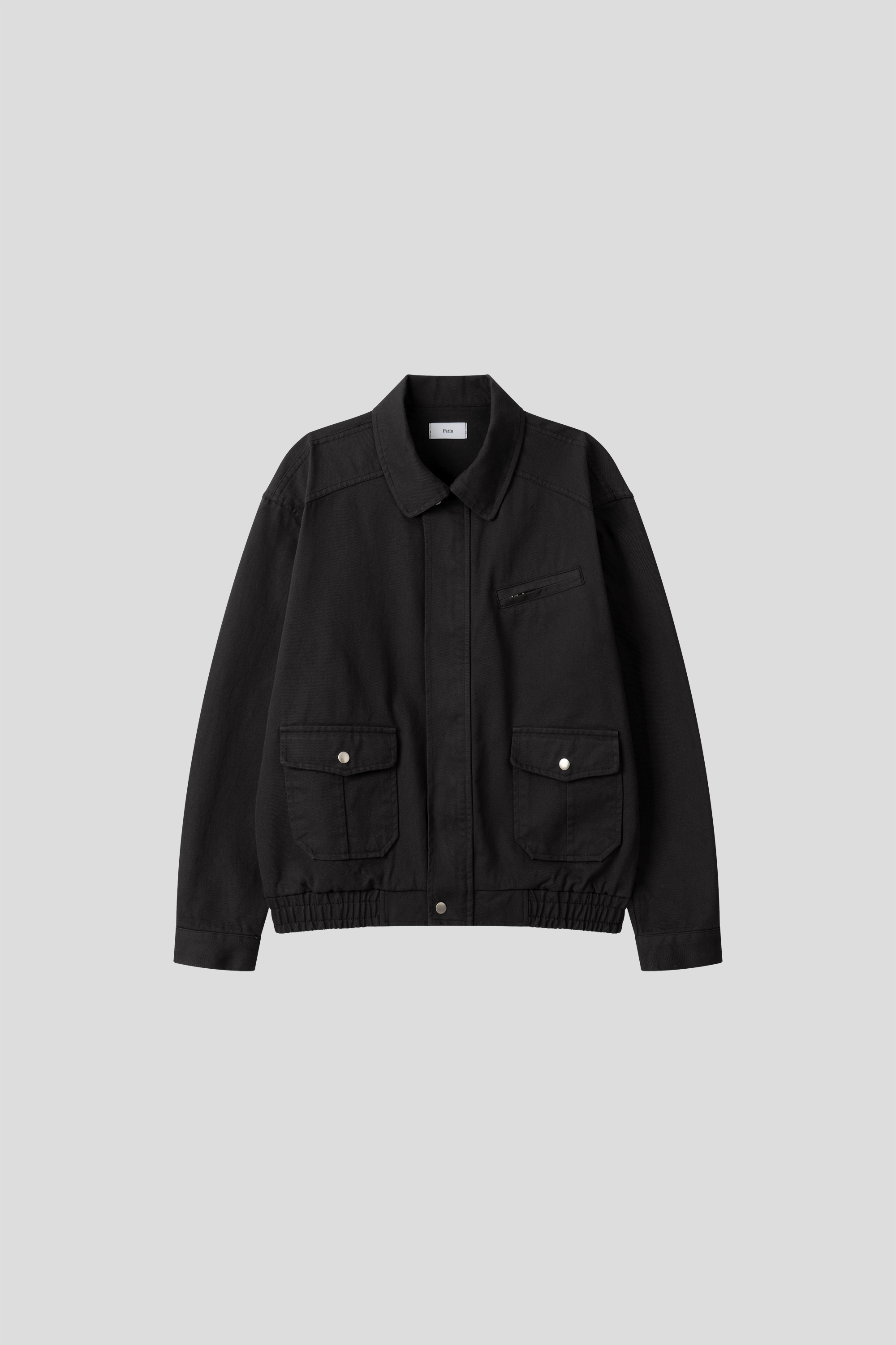 歐美經典款 雙口袋 微短版 牛津夾克 - 3C22