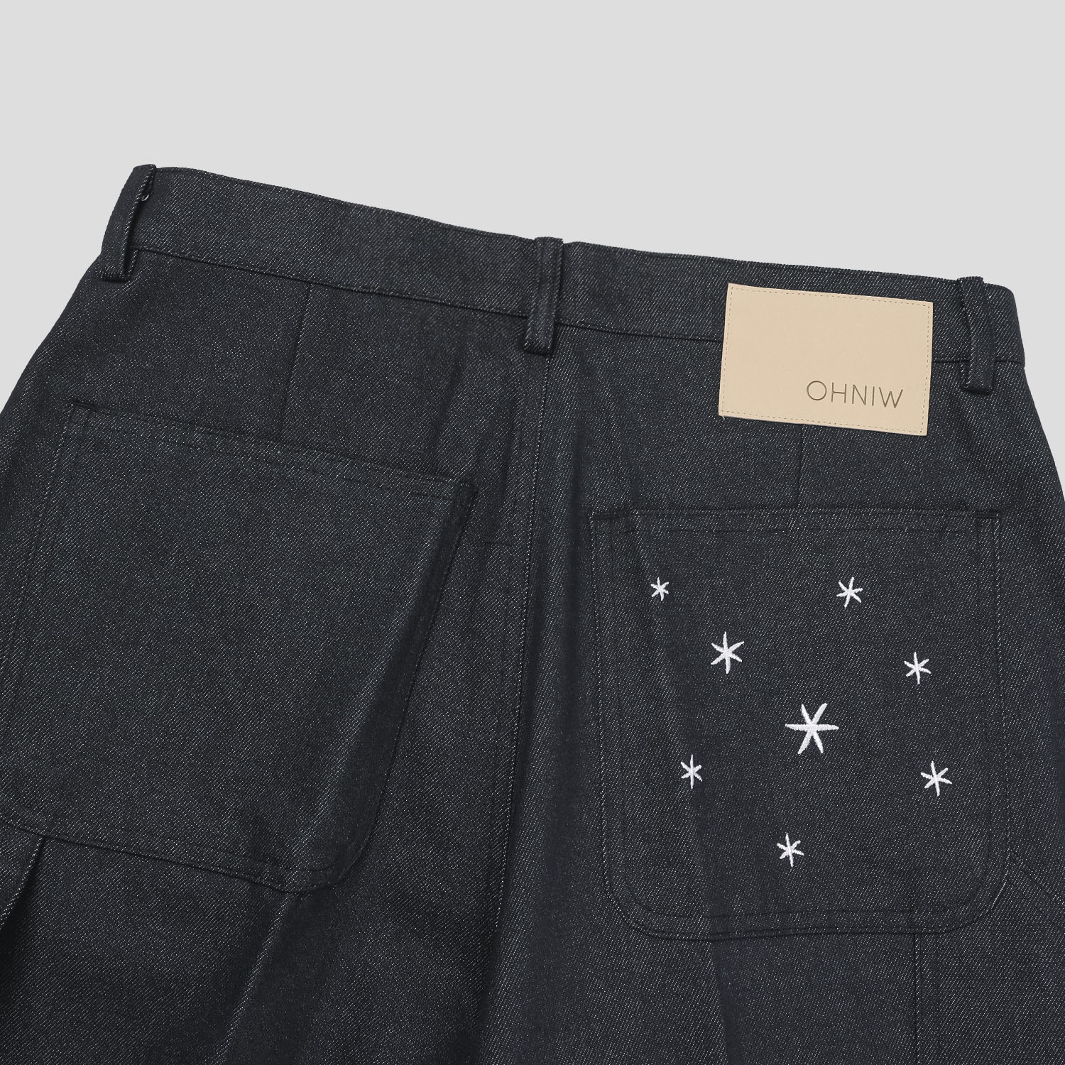 倫敦街頭 星辰大海 高級印染 原牛 寬褲 - 1C17