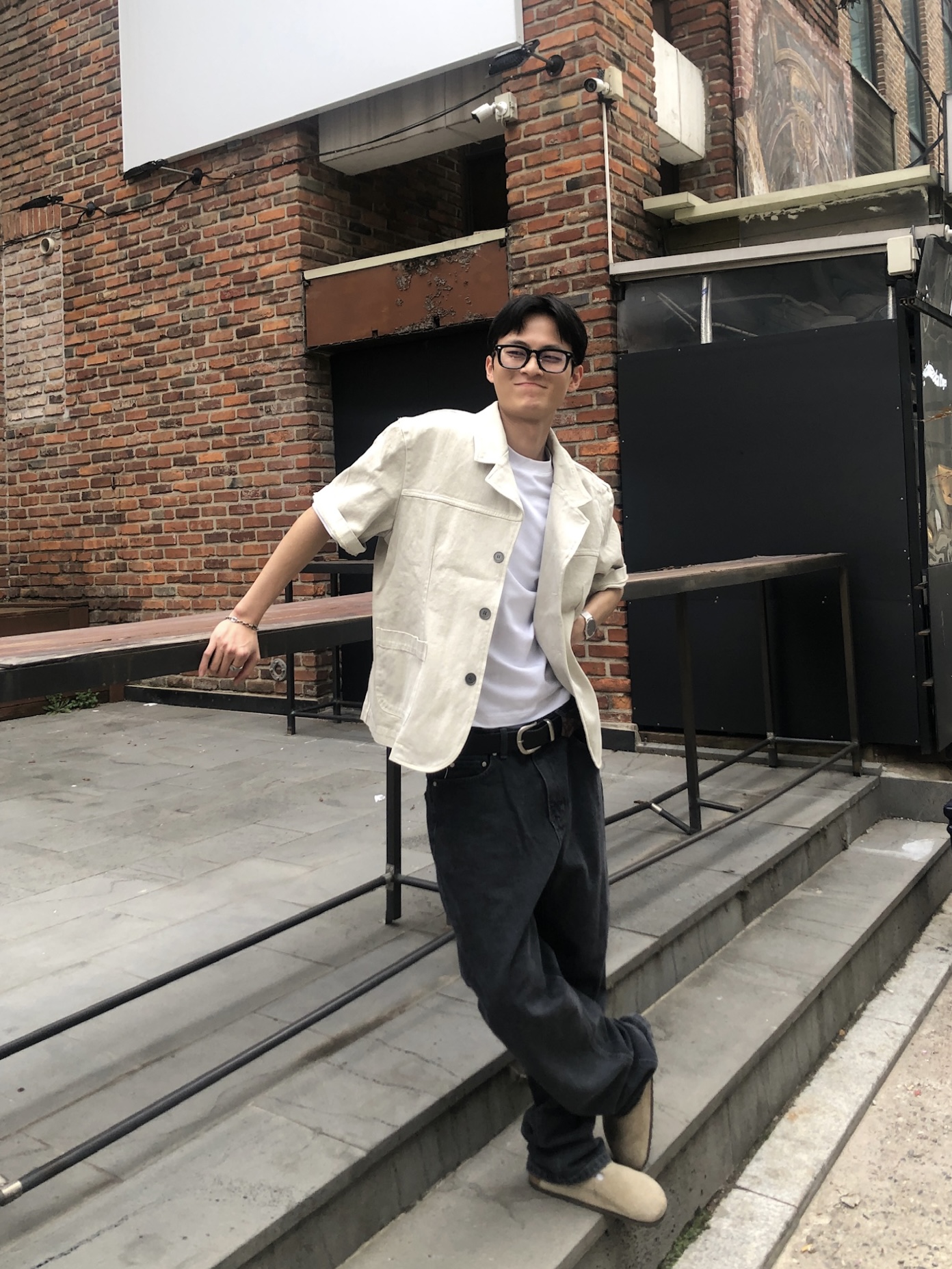 Carry Over 上流巴黎 手工刺繡 牛仔 直筒微寬褲 - 3C15