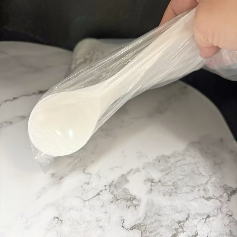 白色-PS大圓匙(1包100支)