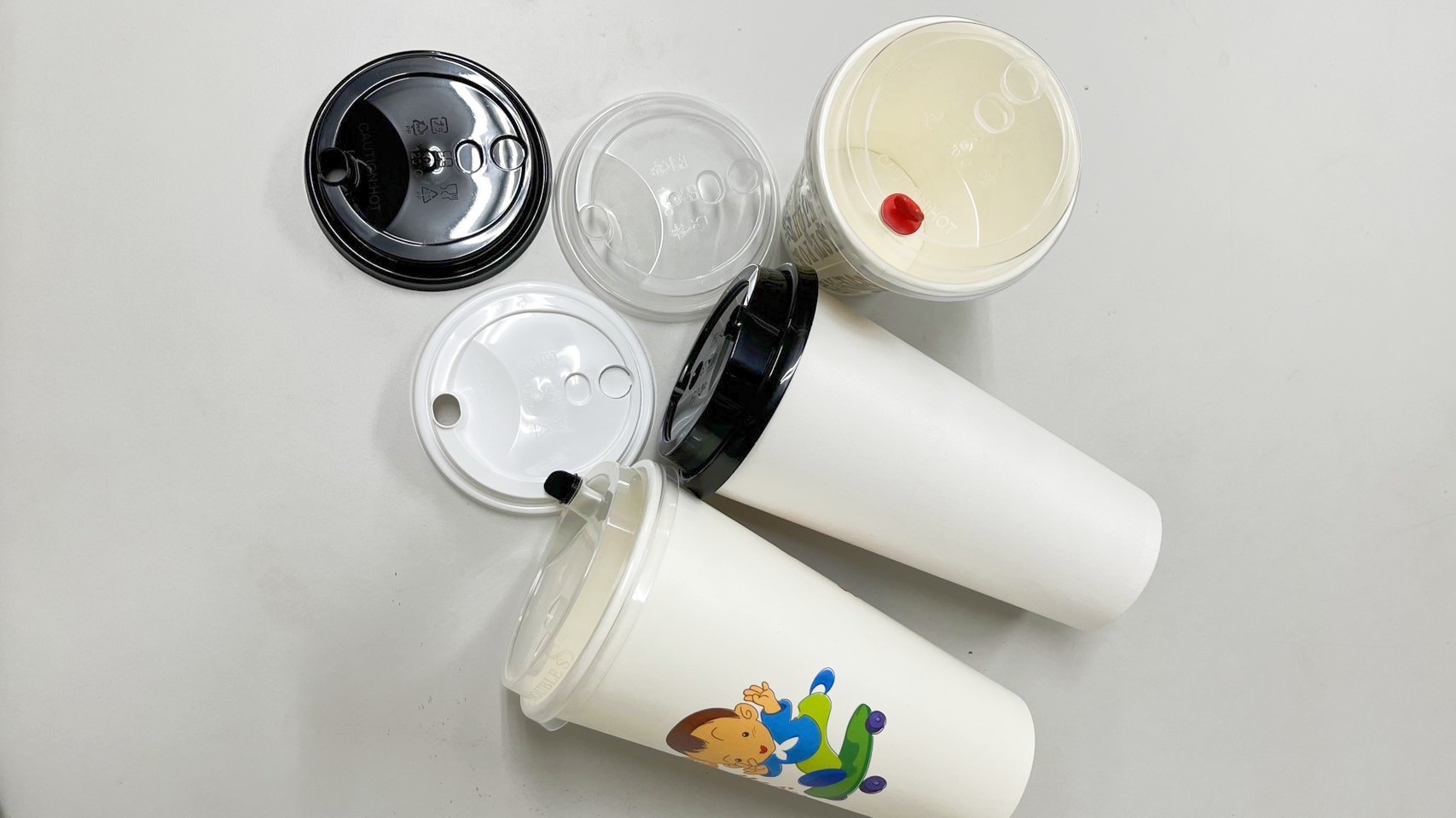 90/95口徑 PP冷熱共用杯塞式杯蓋 1000個/箱