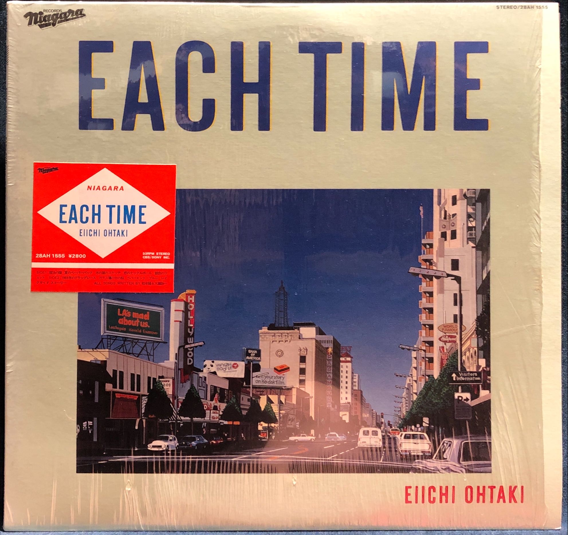 大滝詠一Eiichi Ohtaki - Each Time 二手老膠1LP | (SC) City Pop