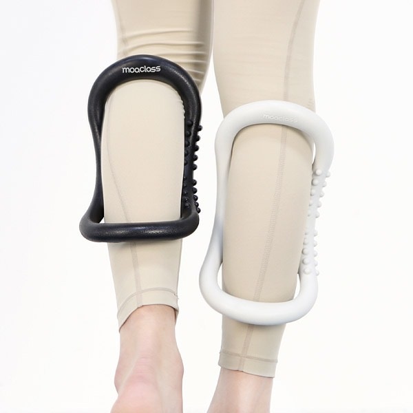 Moaclass 開背伸展按摩瑜珈環 凸點加強版 都市灰 MOA0172