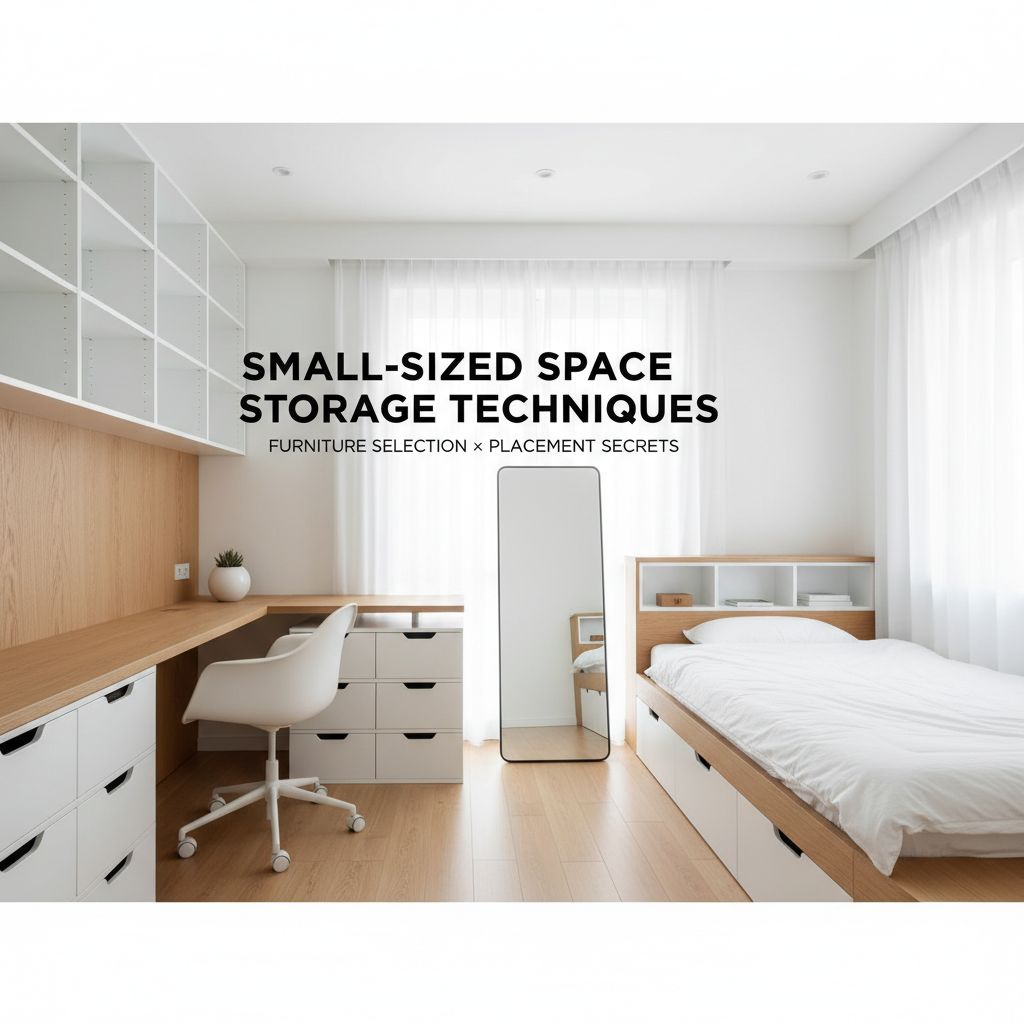 小坪數空間收納技巧：家具選擇與擺放秘訣