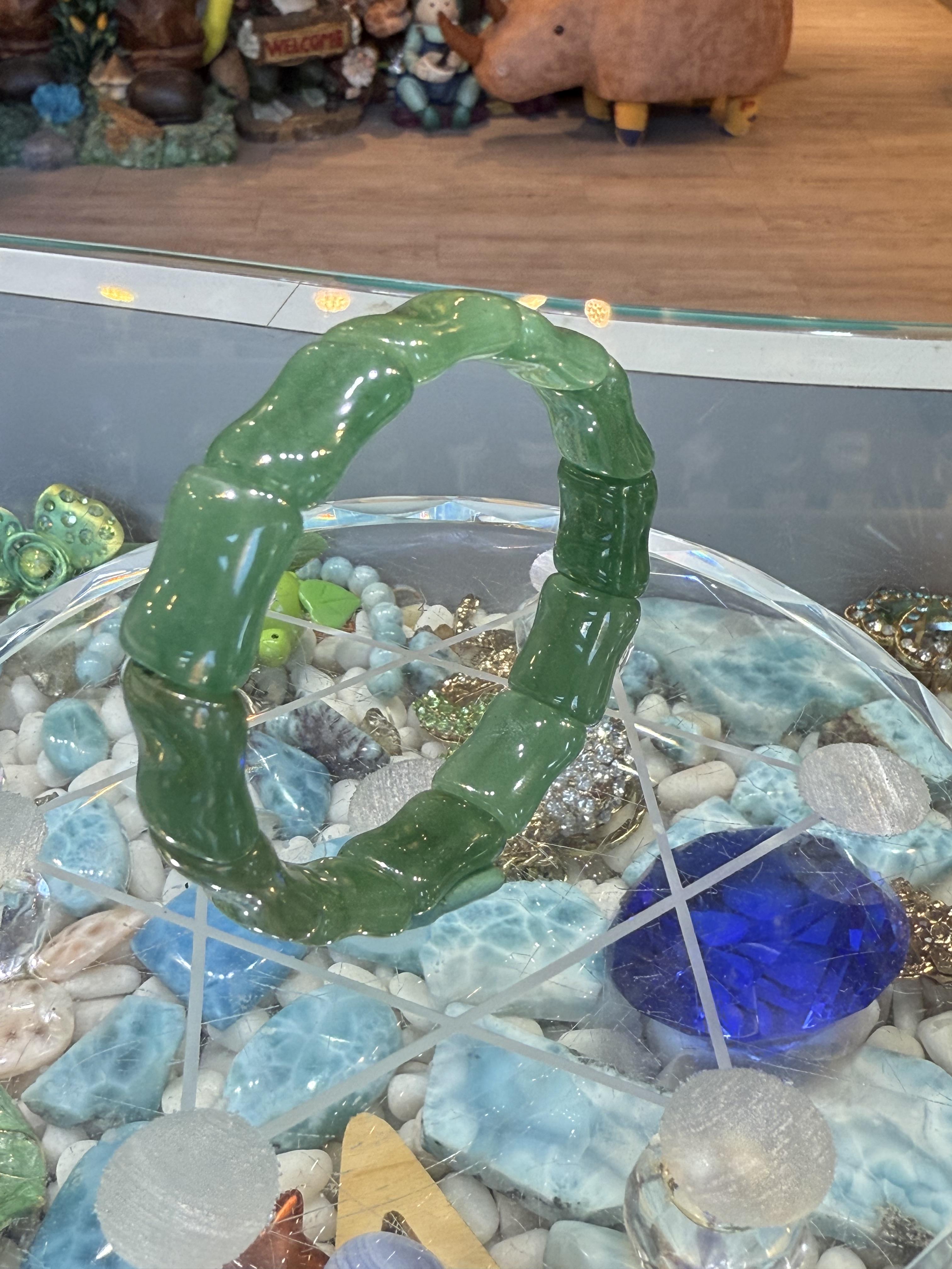 東陵玉 竹節手串（隨機出貨）