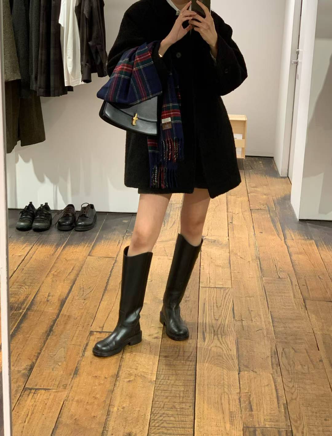 咖現貨特價!《質感onni》78公分衣長羊毛大衣5