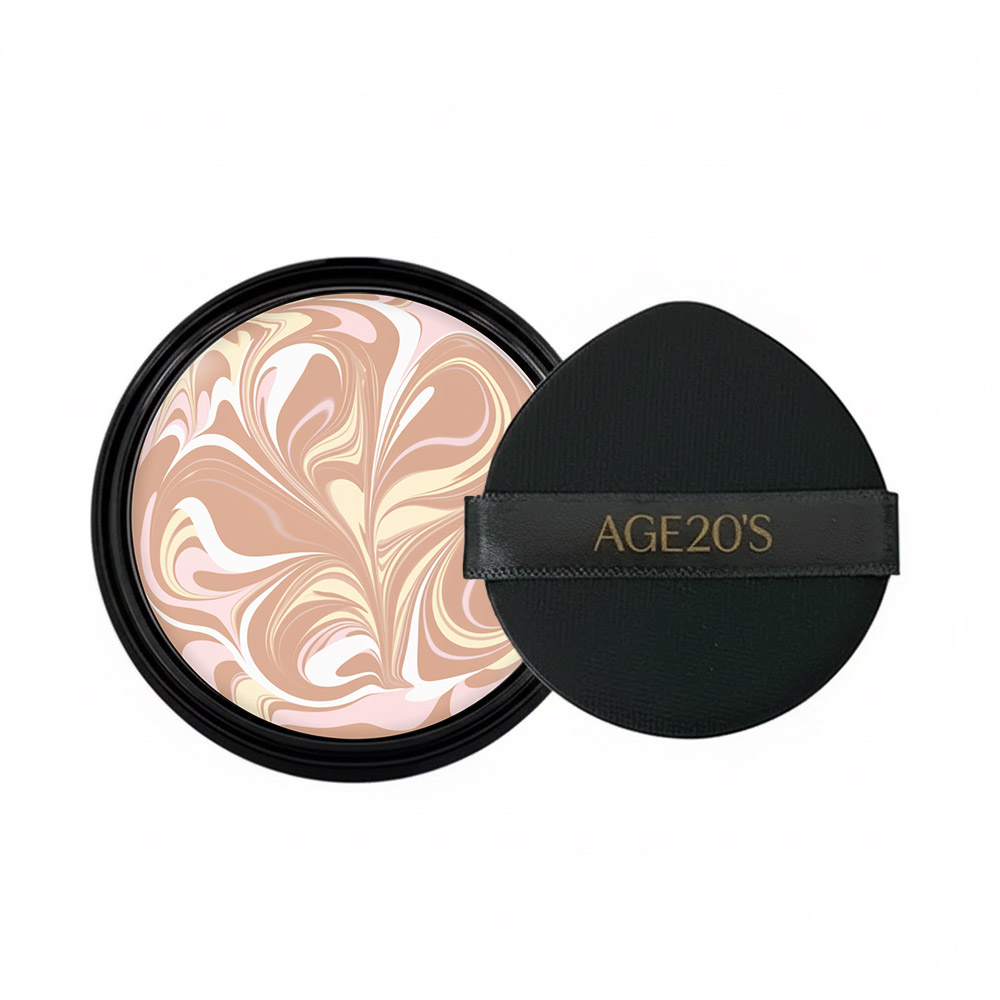 Age20s奢華金安瓶精華粉蕊(單顆)補充蕊 乾肌底妝推薦 氣墊粉餅 不脫妝 持妝