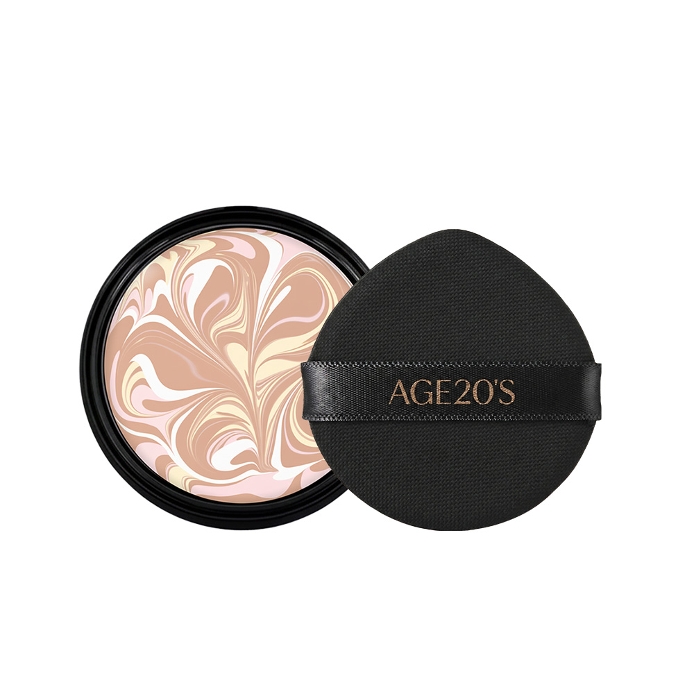 Age20s奢華金安瓶精華粉蕊(補充蕊超值4入)乾肌底妝推薦 秋冬保濕底妝 爆水粉餅