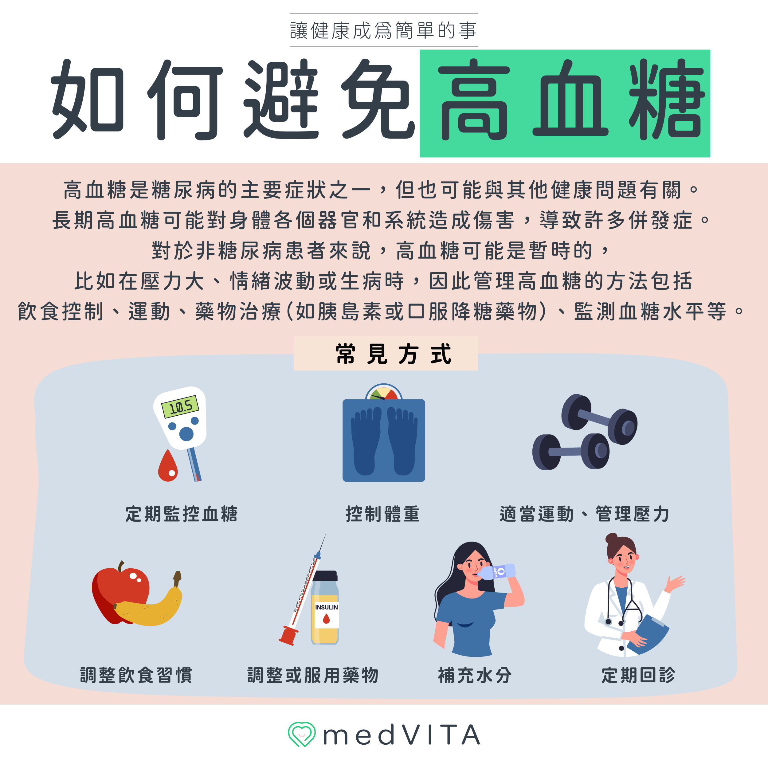 覺㦡medVITA | 如何避免高血糖