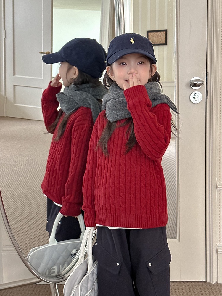 A1-028 聖誕新年百搭冬日氛圍針織上衣3