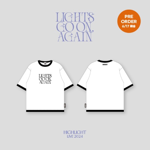 Highlight LIVE 2024 官方周邊 T-SHIRT WHITE