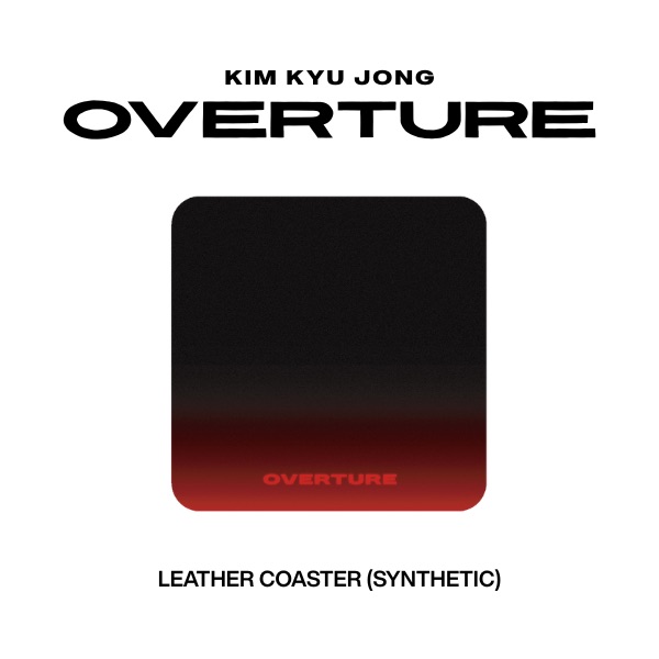 FIVE O ONE 金奎鐘 "OVERTURE" 官方周邊 皮革杯墊